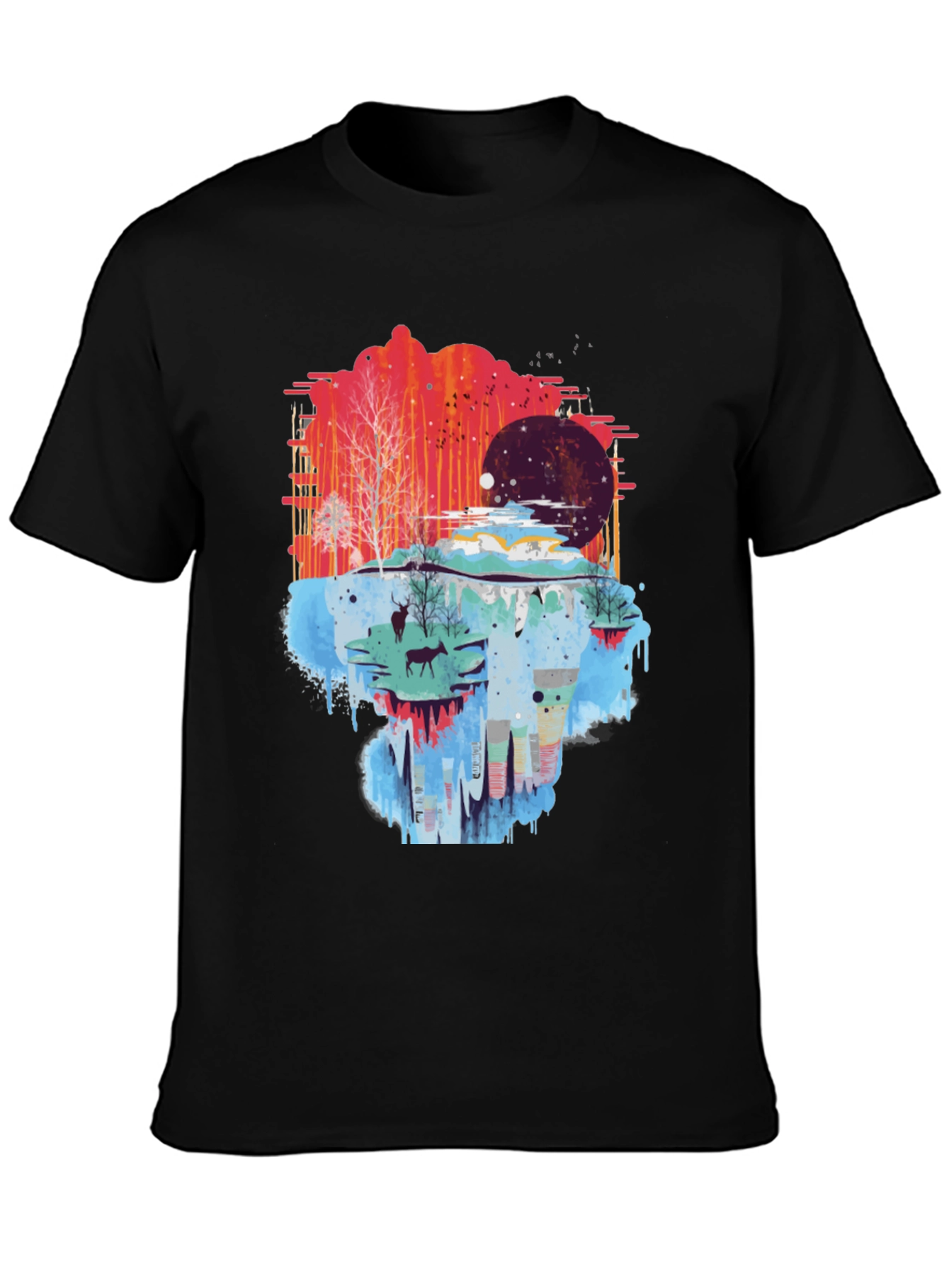 Nature Scene Mens Graphic Tee