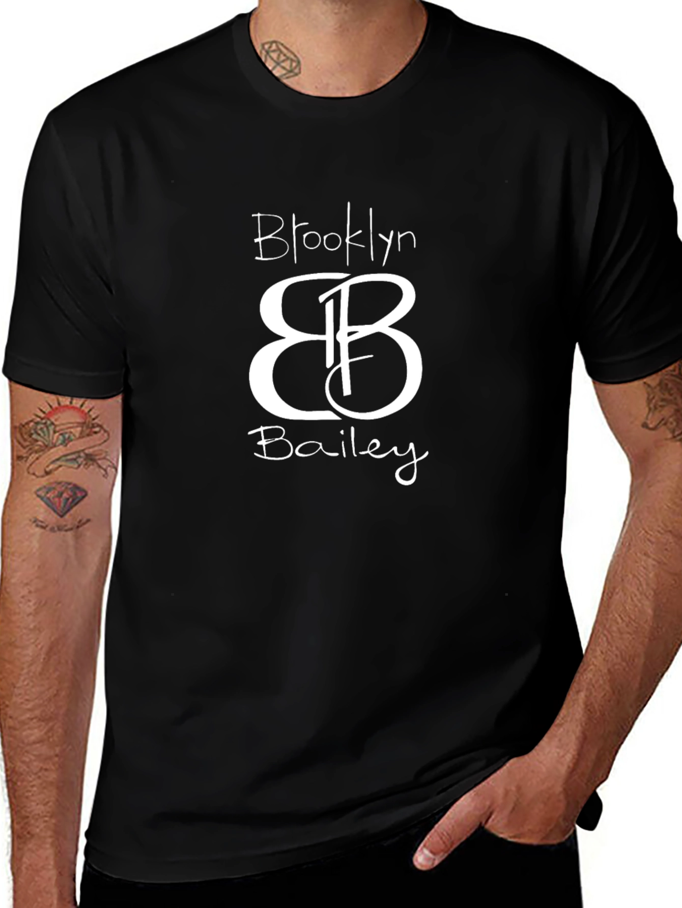 Brooklyn Bailey Black T-Shirt
