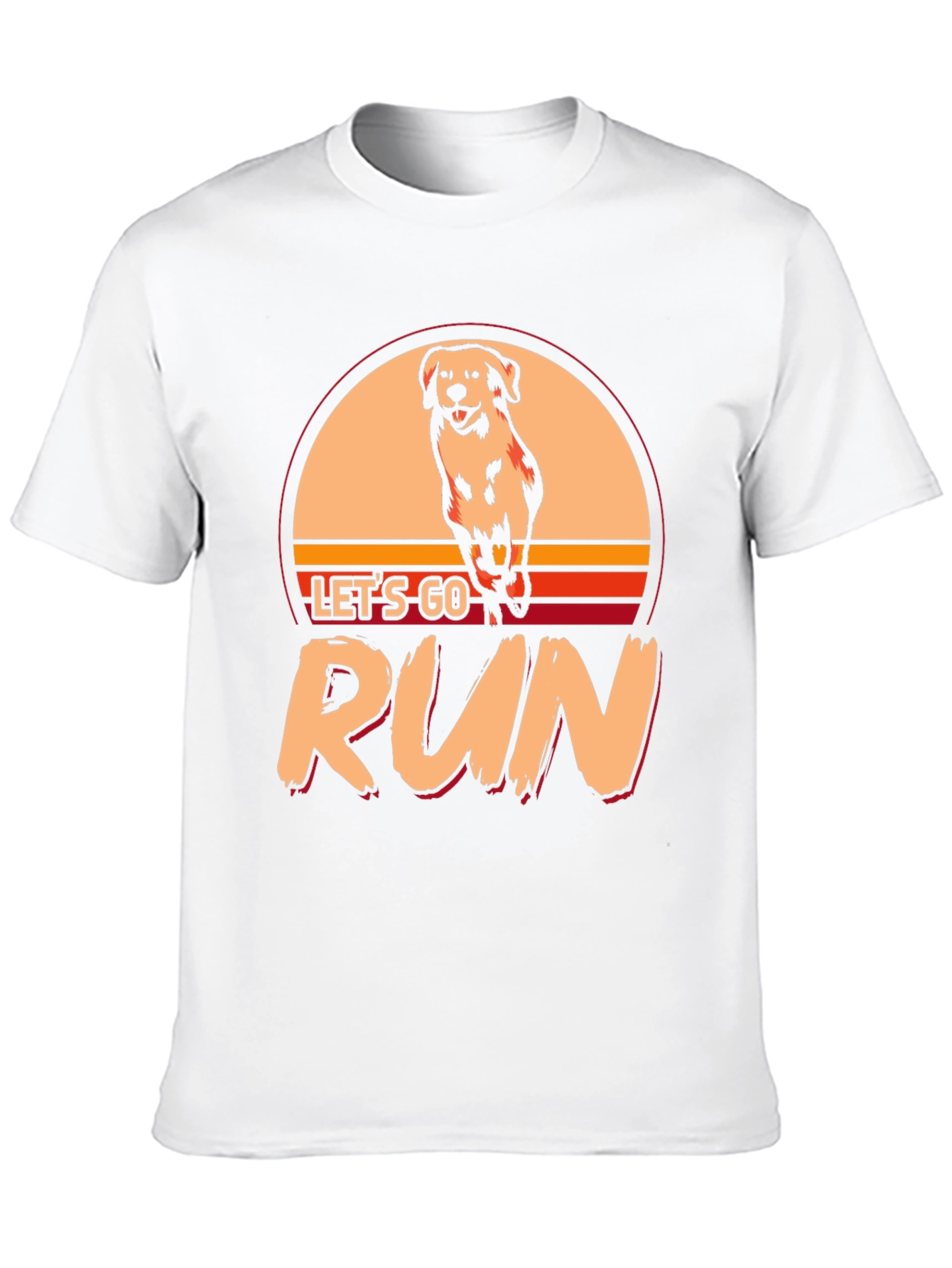 Lets Go Run Dog T-Shirt
