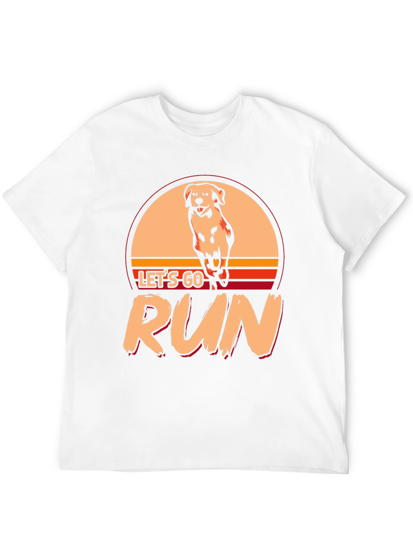 Lets Go Run Dog T-Shirt