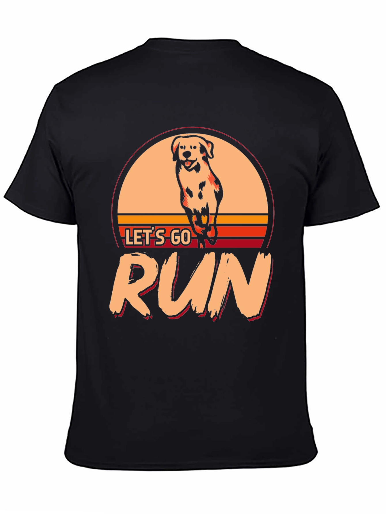 Lets Go Run Dog T-Shirt