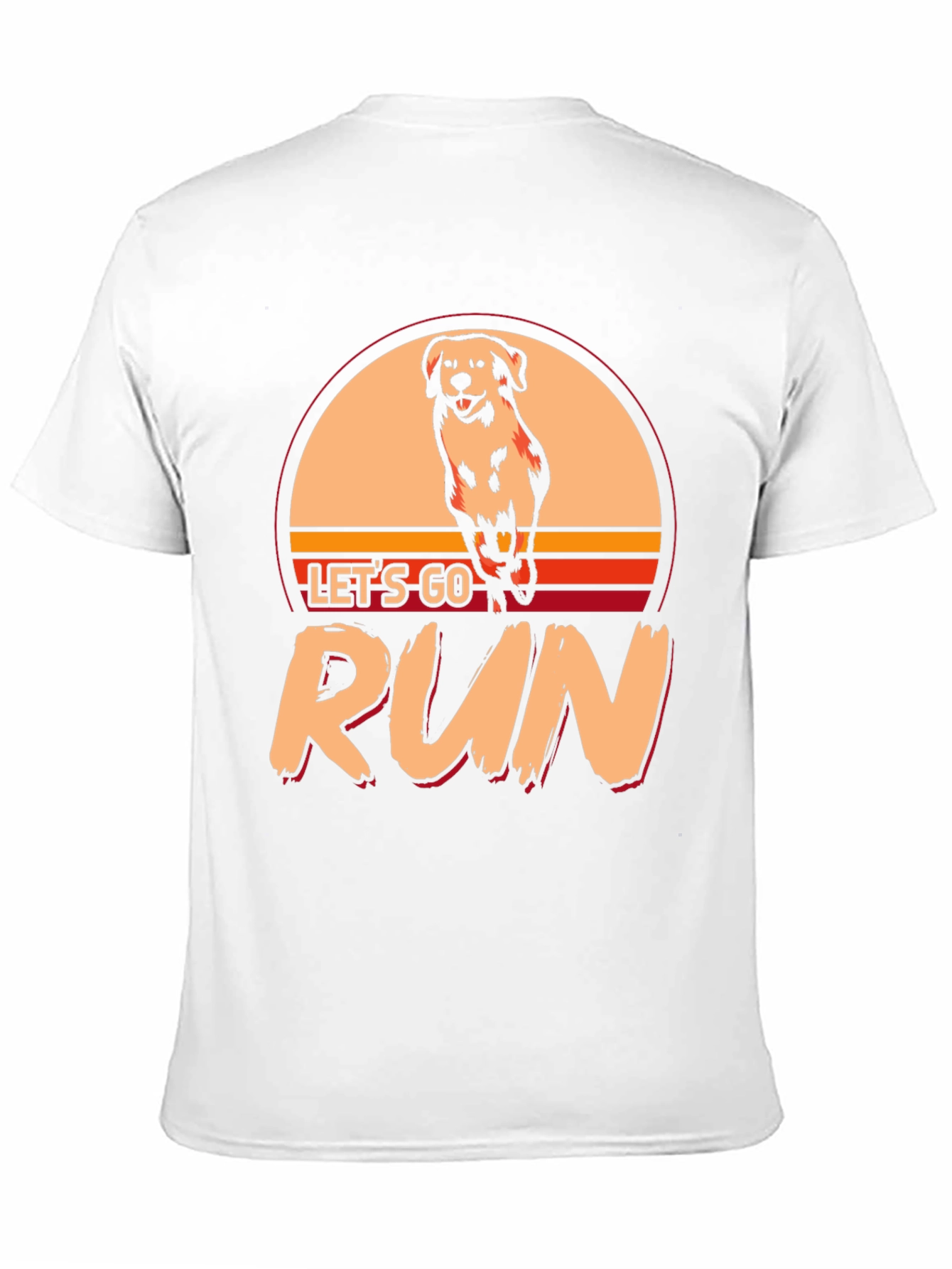 Lets Go Run Dog T-Shirt