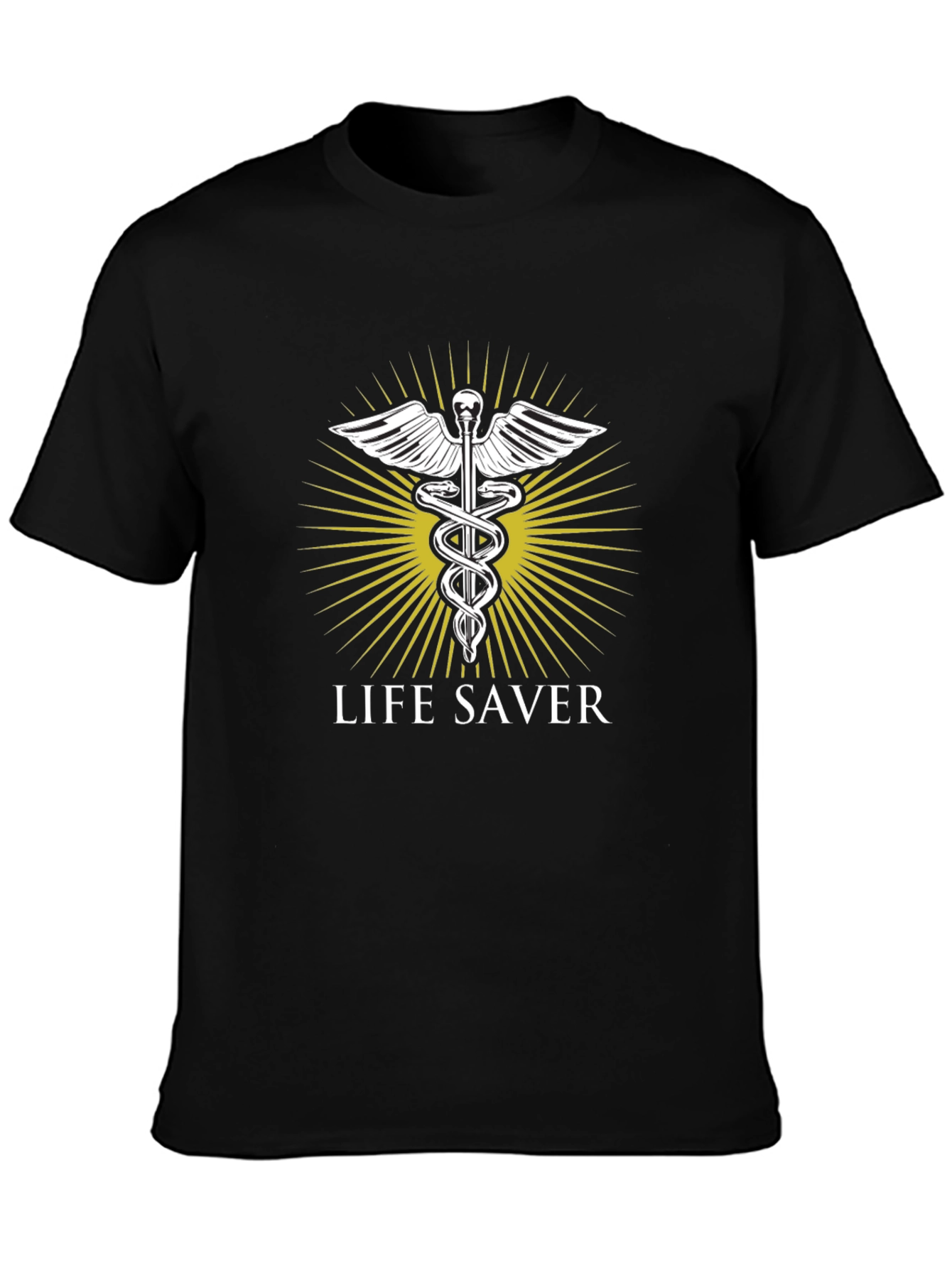 Life Saver T-Shirt - Caduceus Medical Symbol Tee