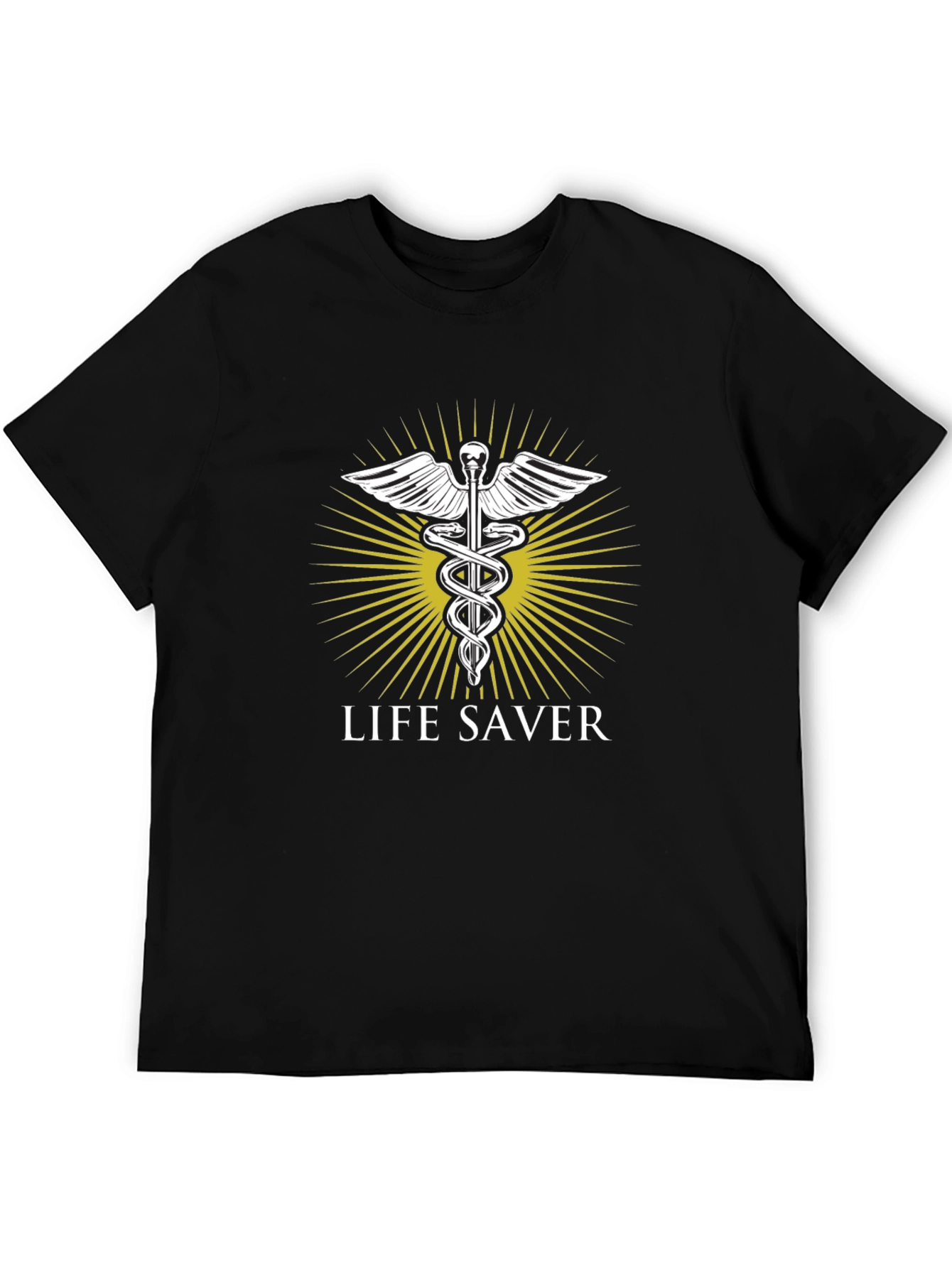 Life Saver T-Shirt - Caduceus Medical Symbol Tee
