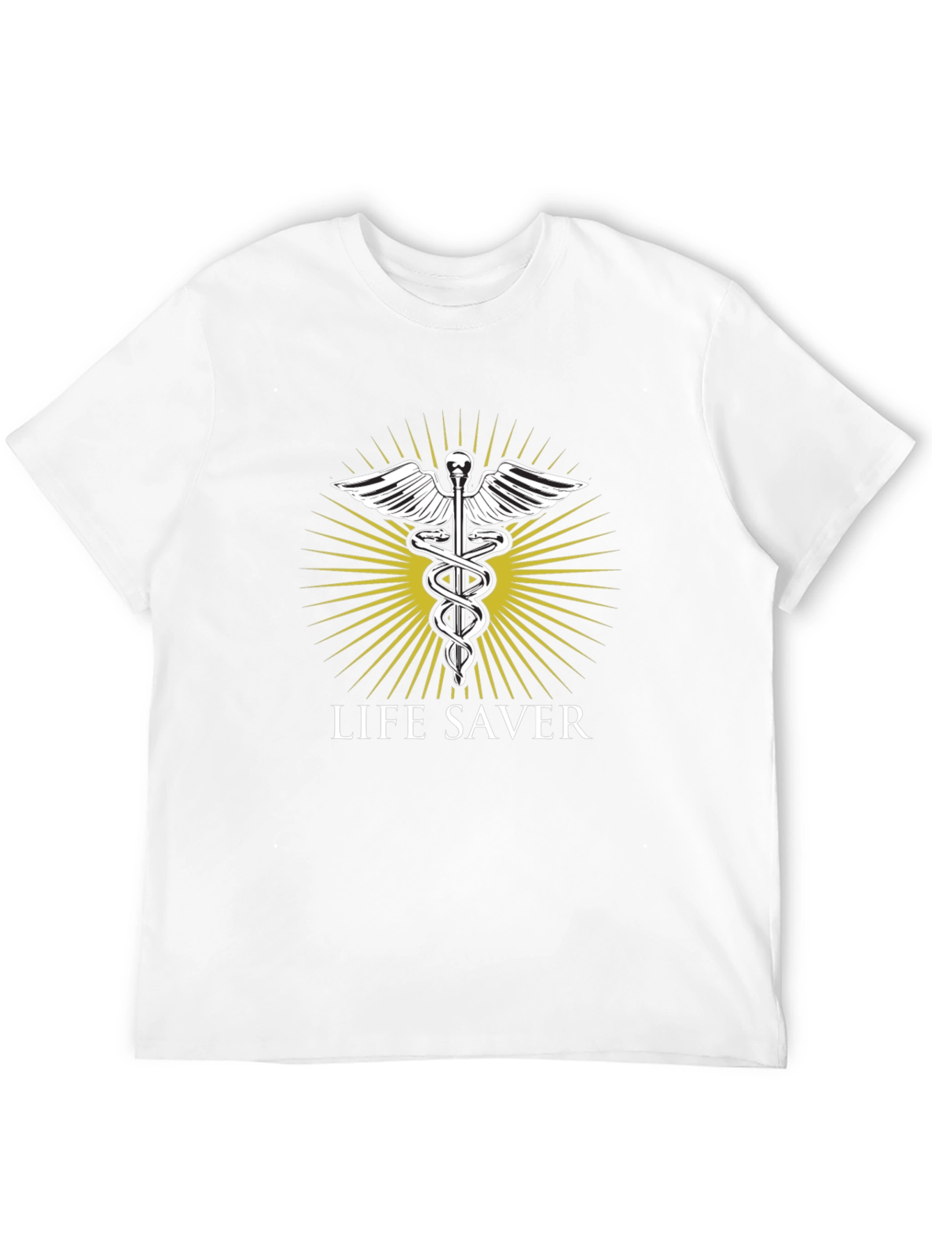 Life Saver T-Shirt - Caduceus Medical Symbol Tee