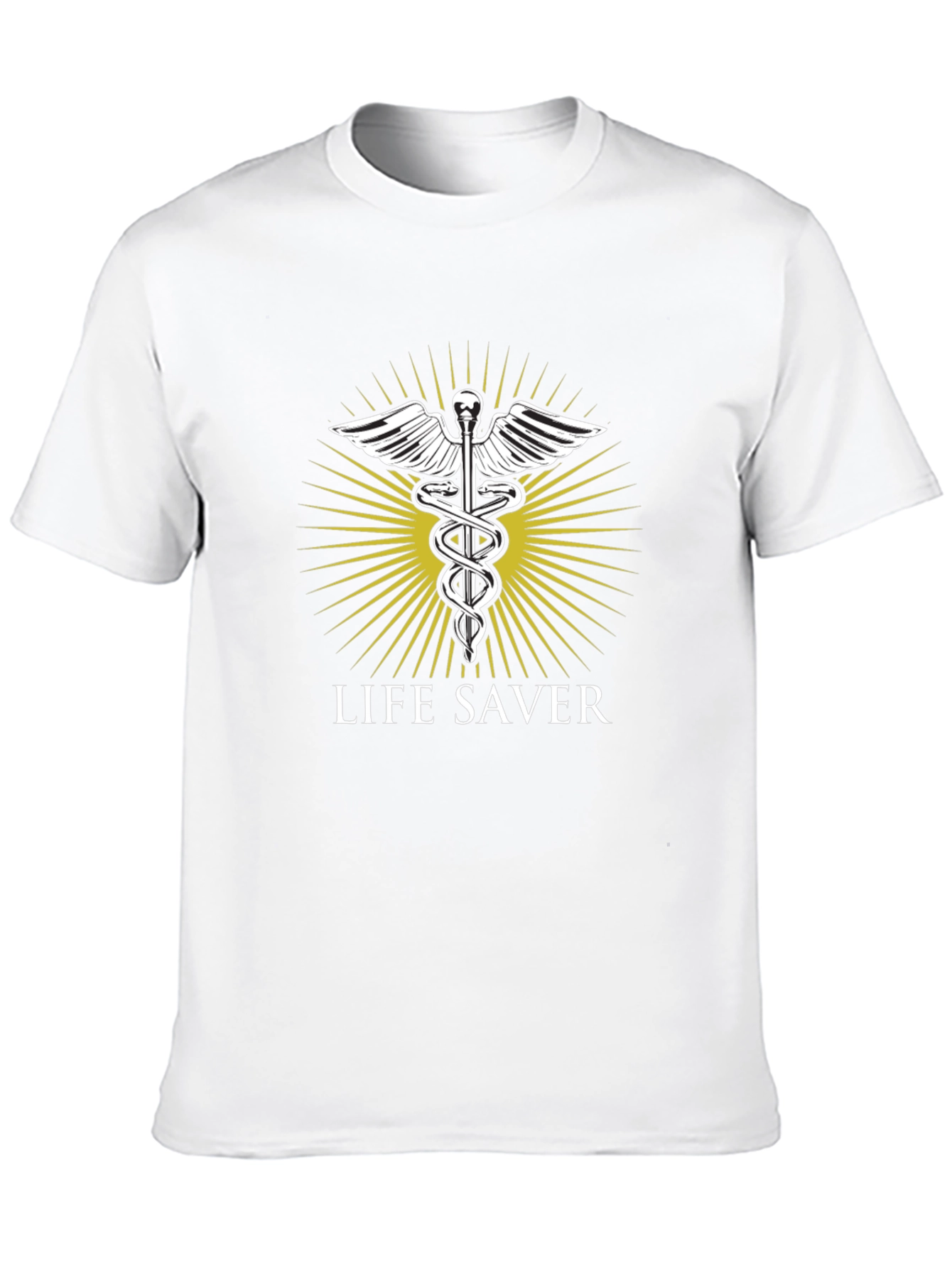 Life Saver T-Shirt - Caduceus Medical Symbol Tee