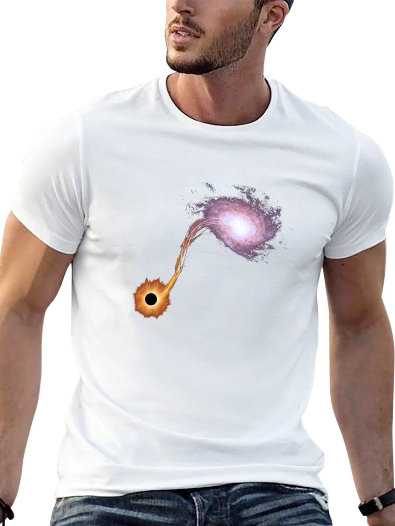 Black Hole Galaxy Graphic Tee