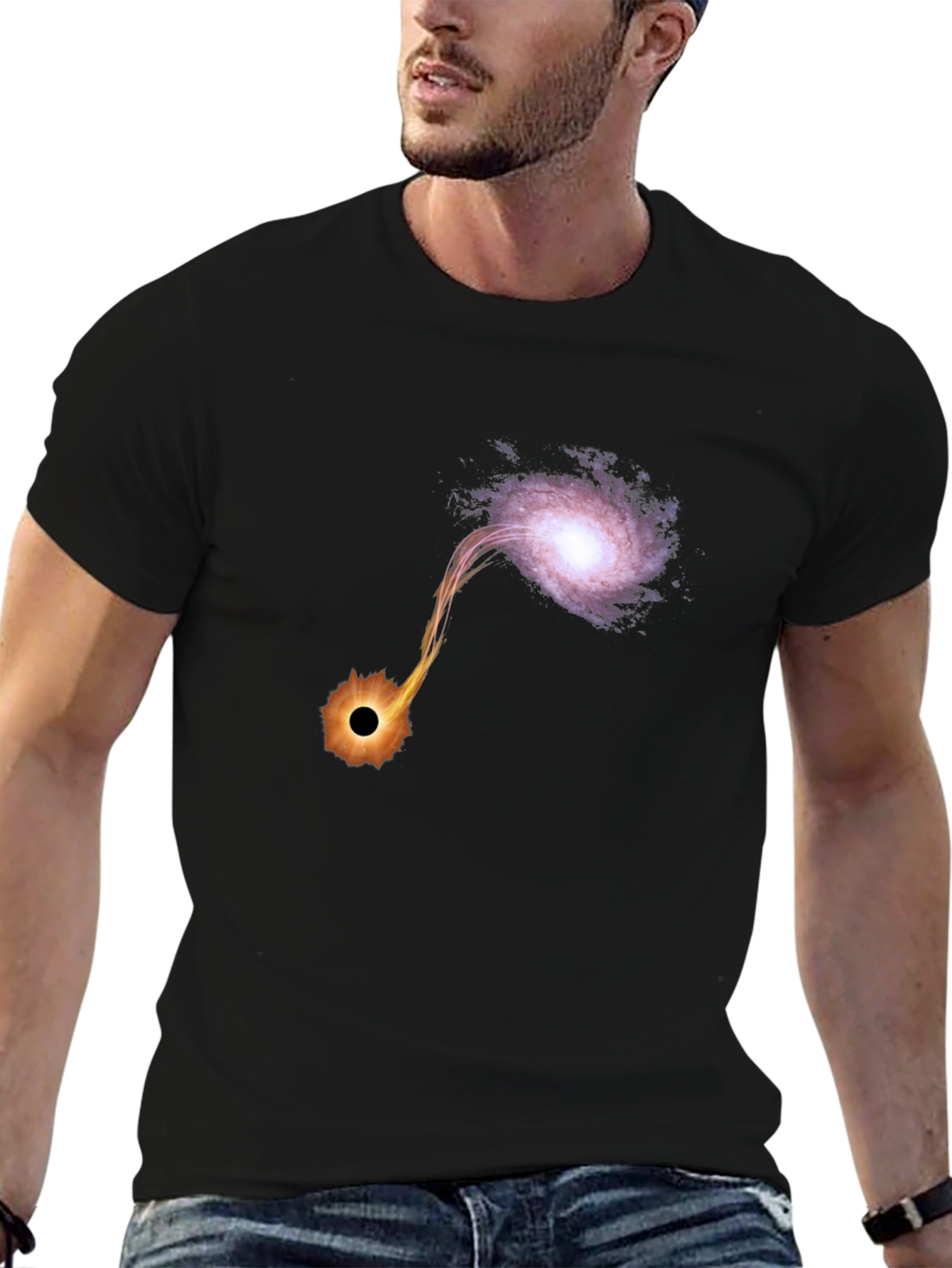 Black Hole Galaxy Graphic Tee