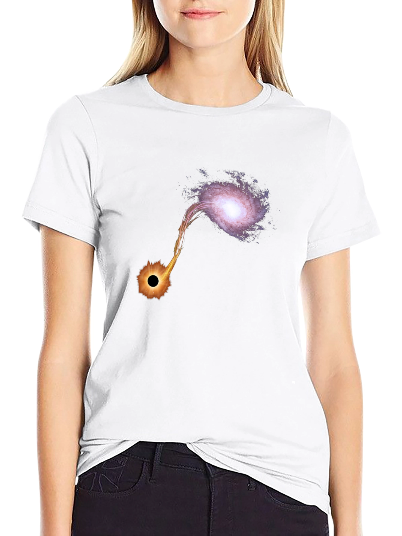 Black Hole Galaxy Graphic Tee