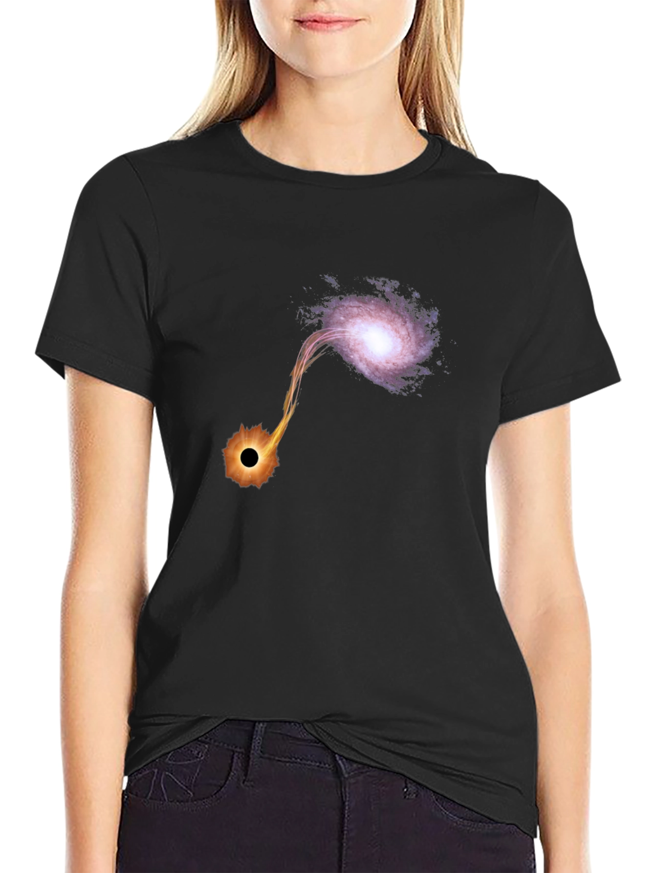 Black Hole Galaxy Graphic Tee