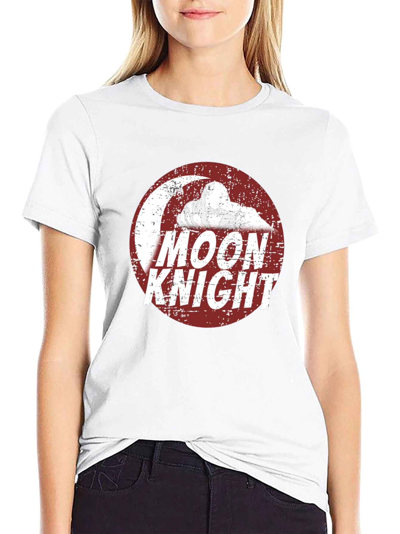 Moon Knight Graphic T-Shirt - Black Cotton Tee