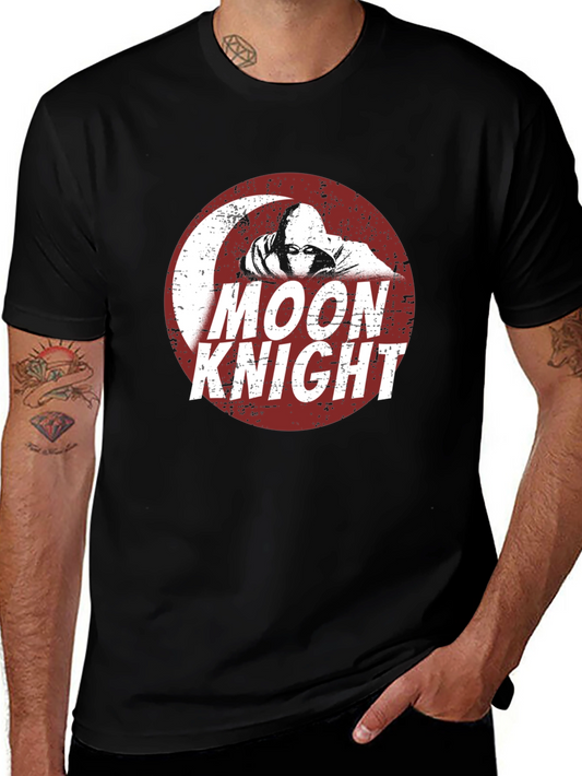 Moon Knight Graphic T-Shirt - Black Cotton Tee