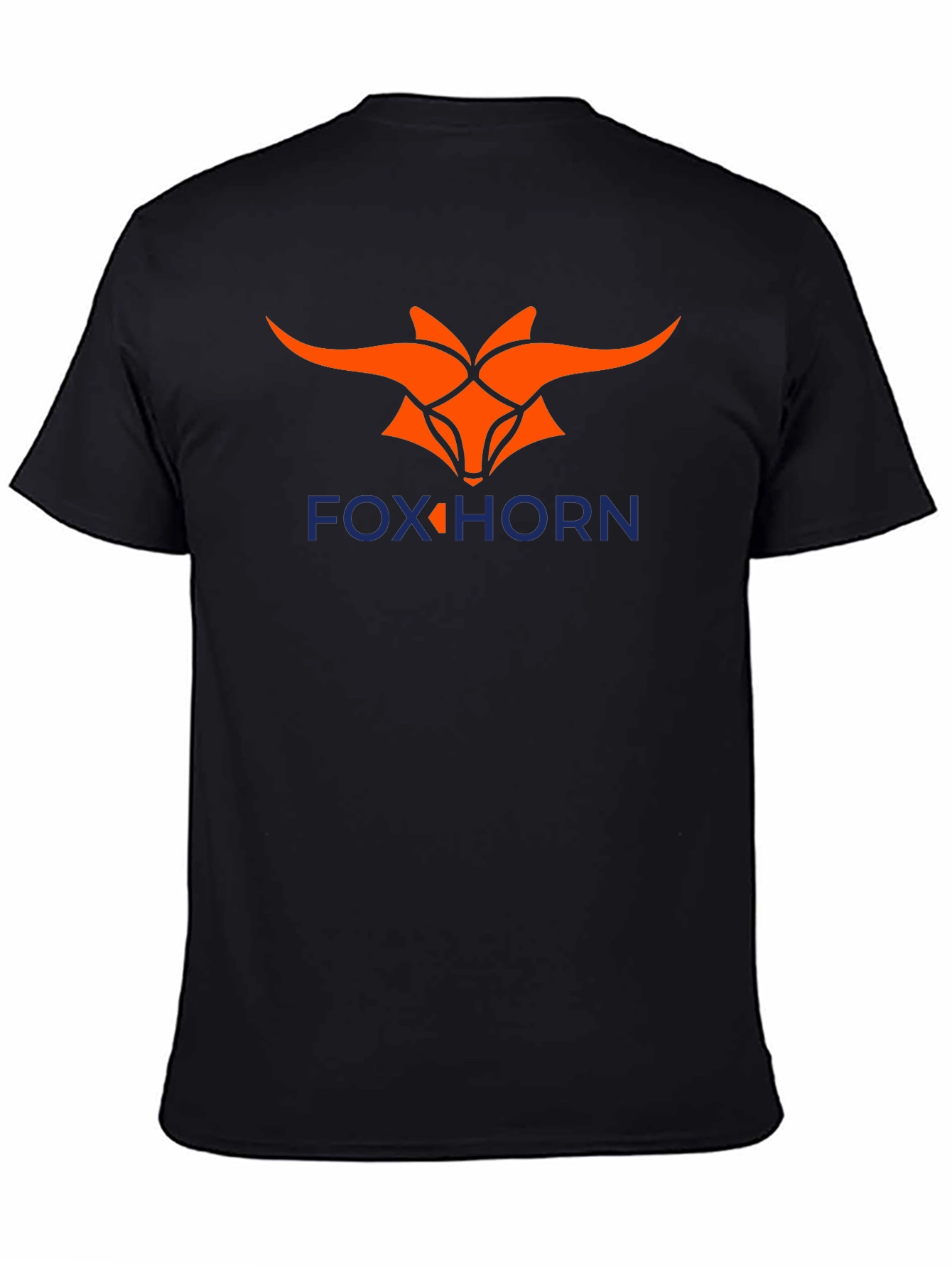 Fox Horn Graphic Tee - Premium Black Cotton