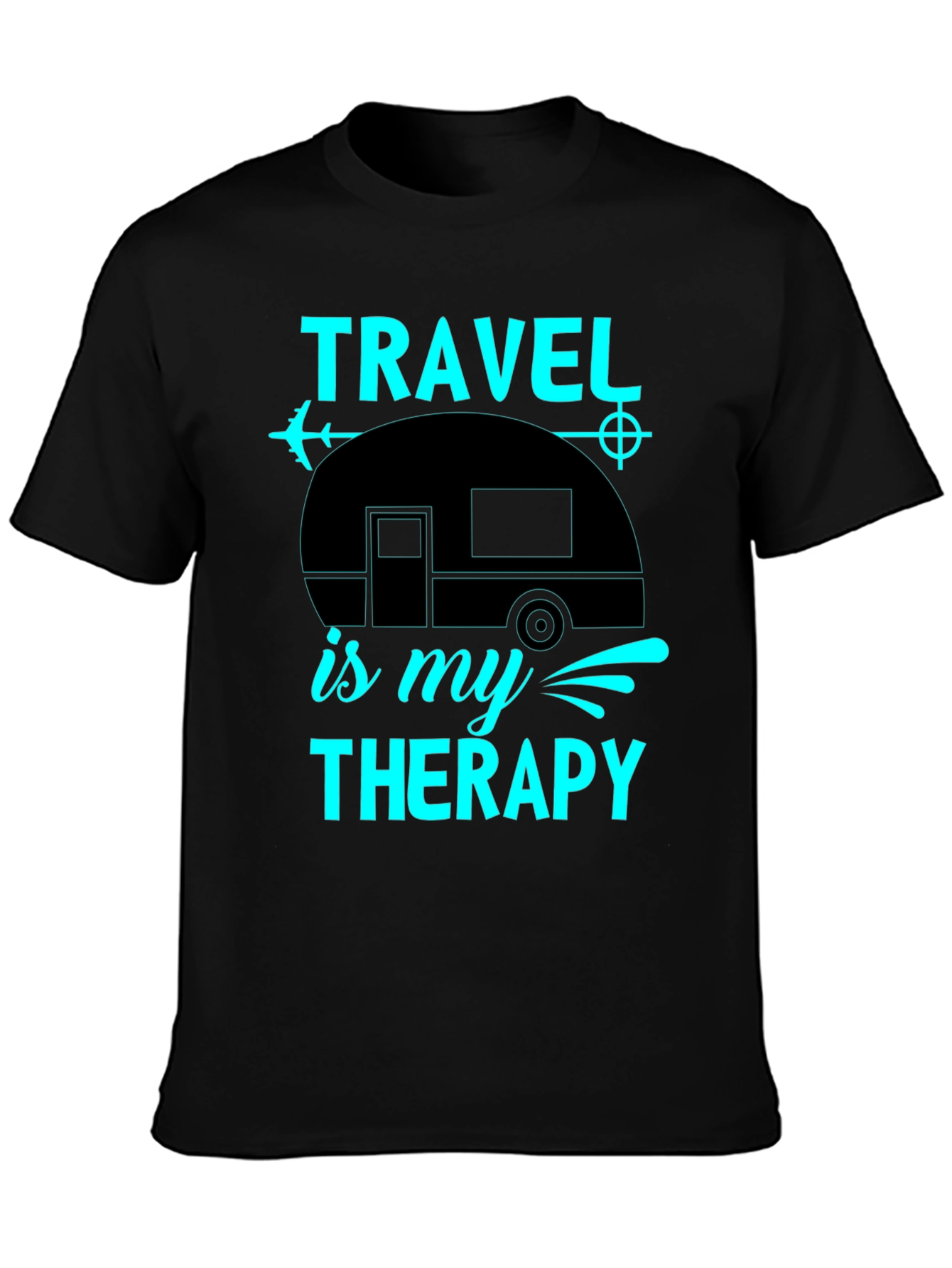 Travel is My Therapy Tee - Adventure Seeker Shirt