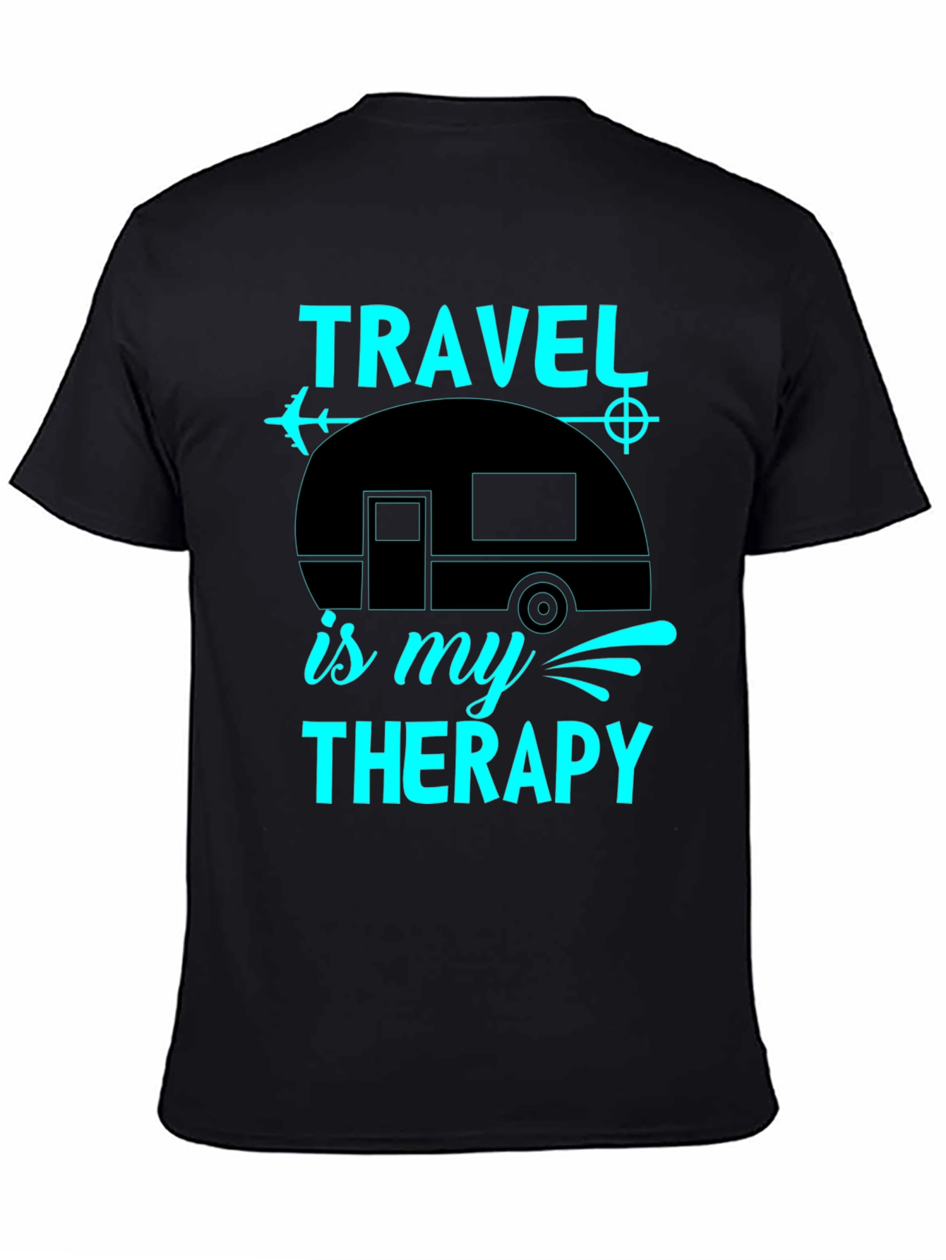 Travel is My Therapy Tee - Adventure Seeker Shirt