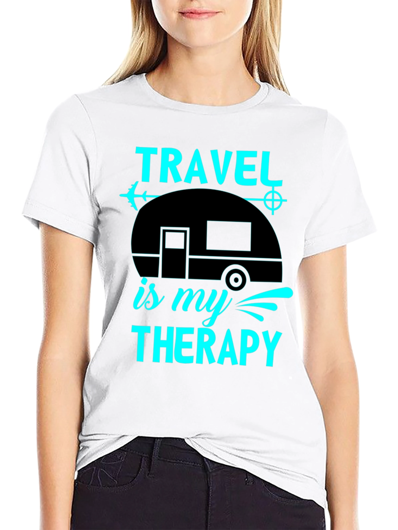 Travel is My Therapy Tee - Adventure Seeker Shirt