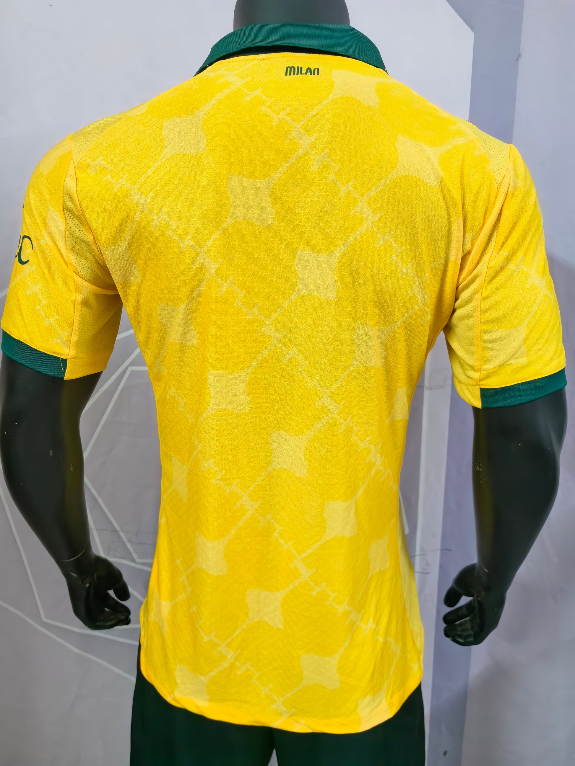 AC Milan 25-26 Yellow Player Version Soccer Jersey
