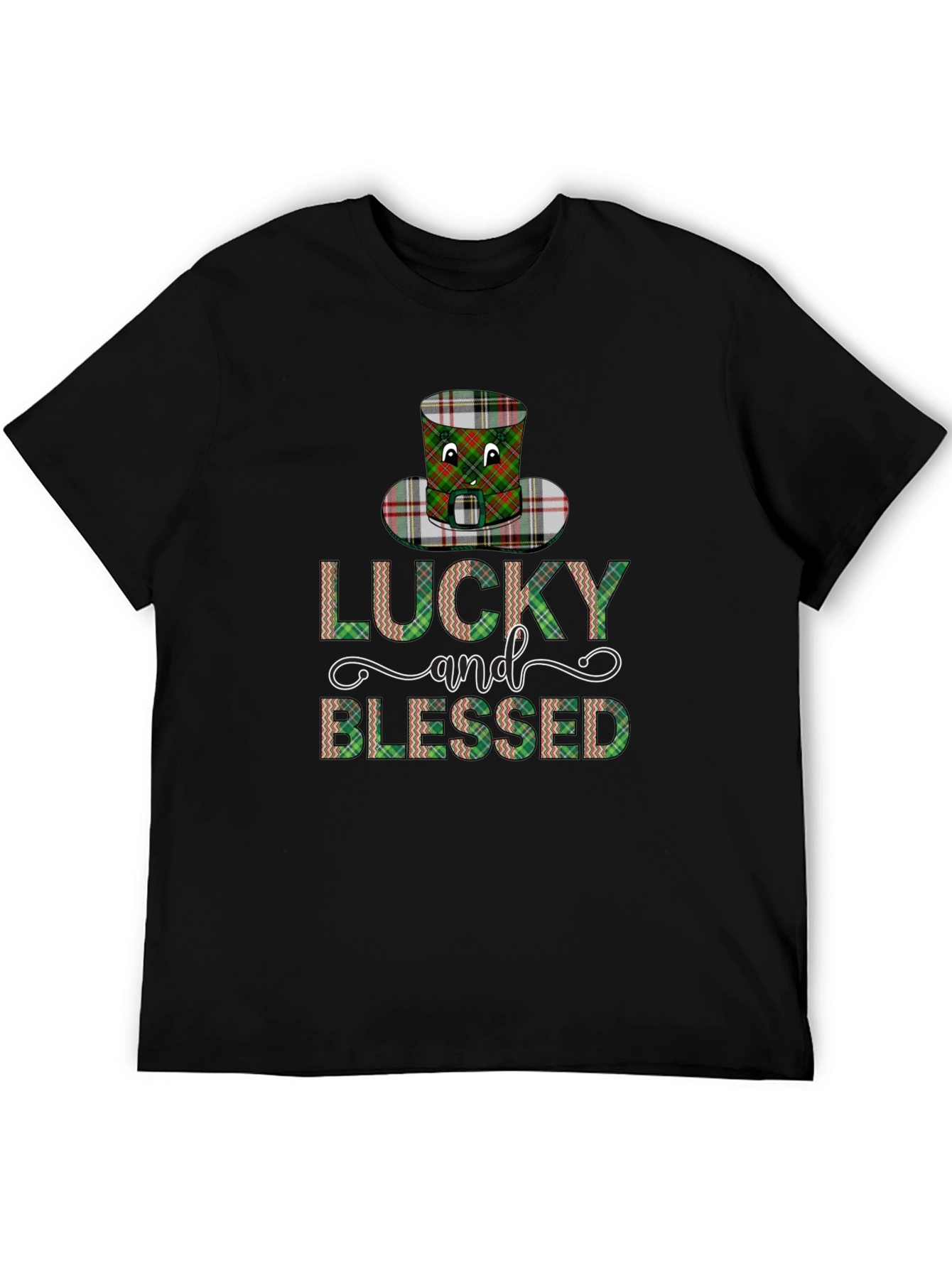 Lucky & Blessed St. Patricks Day Graphic Tee