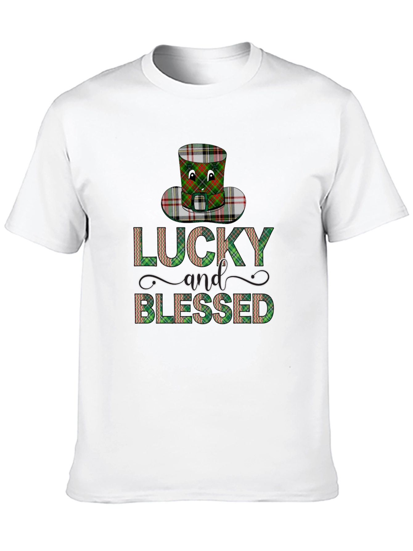 Lucky & Blessed St. Patricks Day Graphic Tee