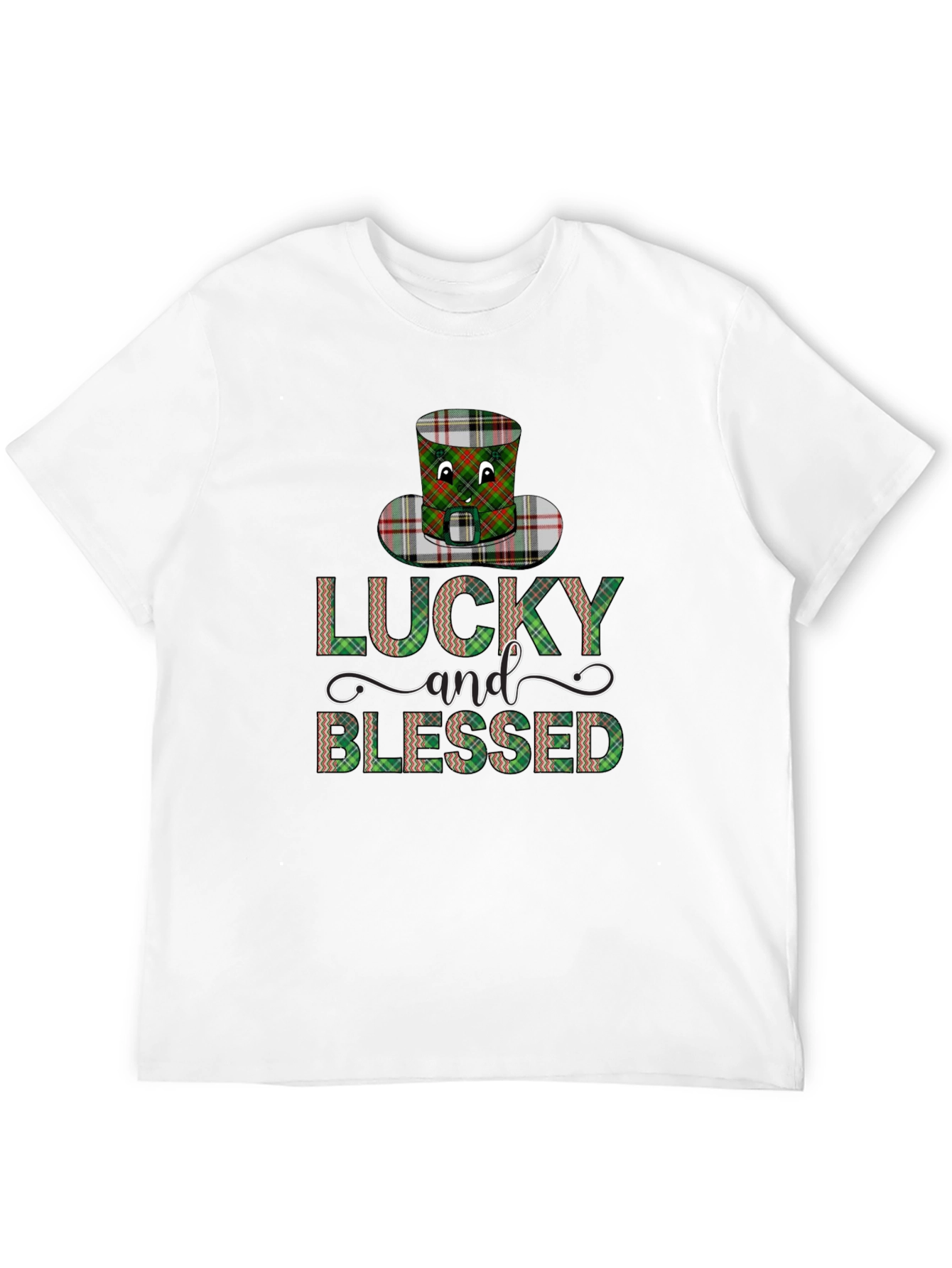 Lucky & Blessed St. Patricks Day Graphic Tee