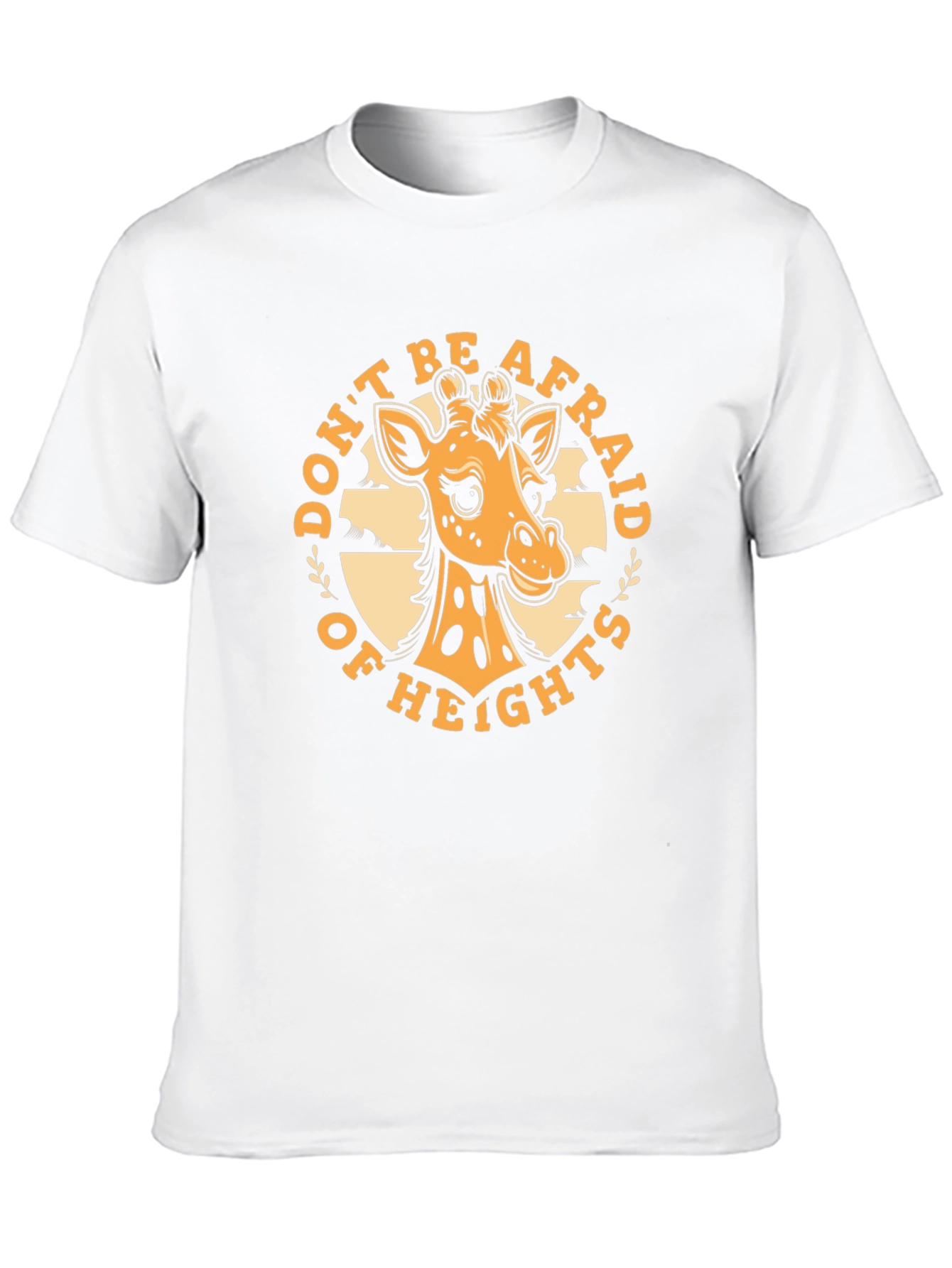 Giraffe Heights T-Shirt - Funny Animal Graphic Tee