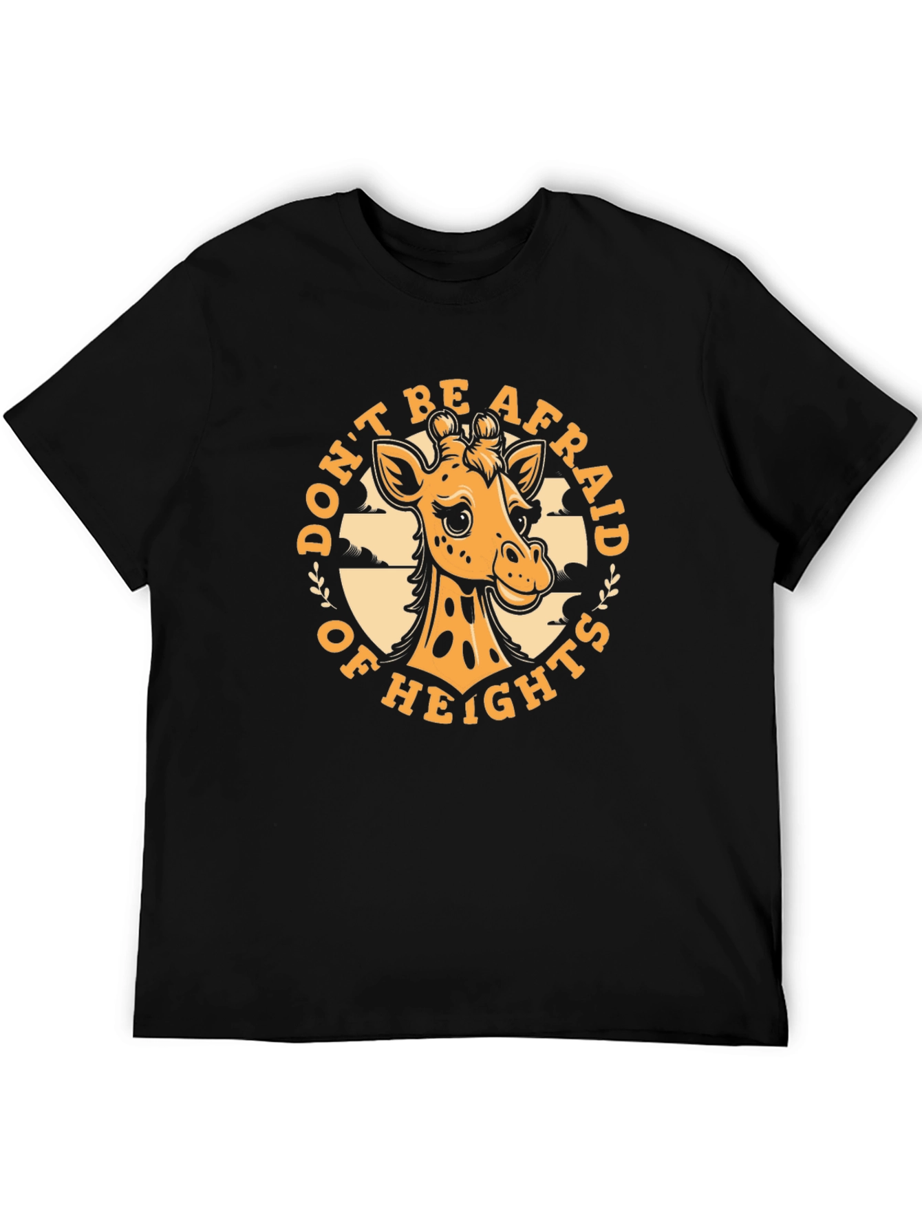 Giraffe Heights T-Shirt - Funny Animal Graphic Tee