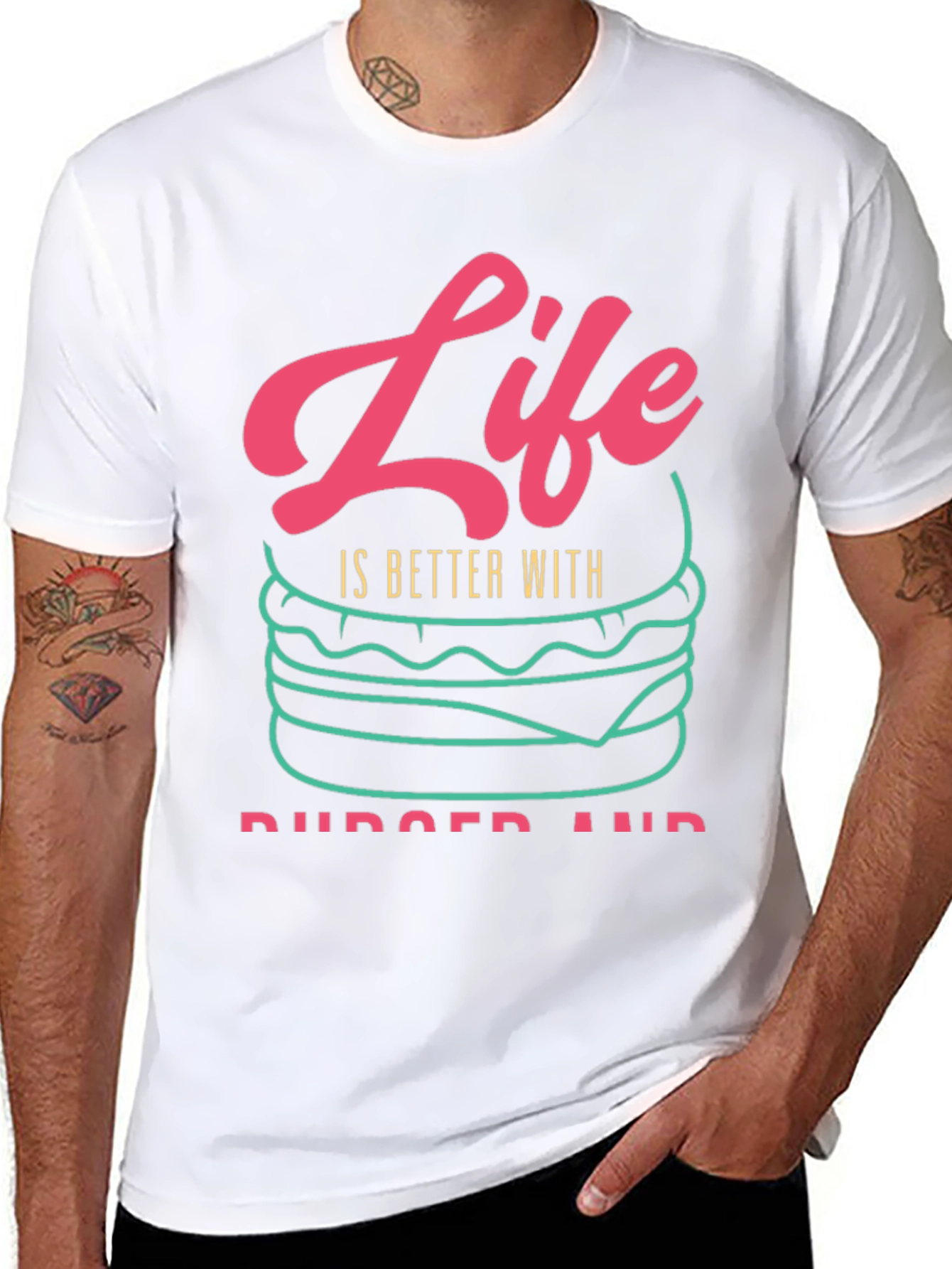 Life is Better With Burgers T-Shirt