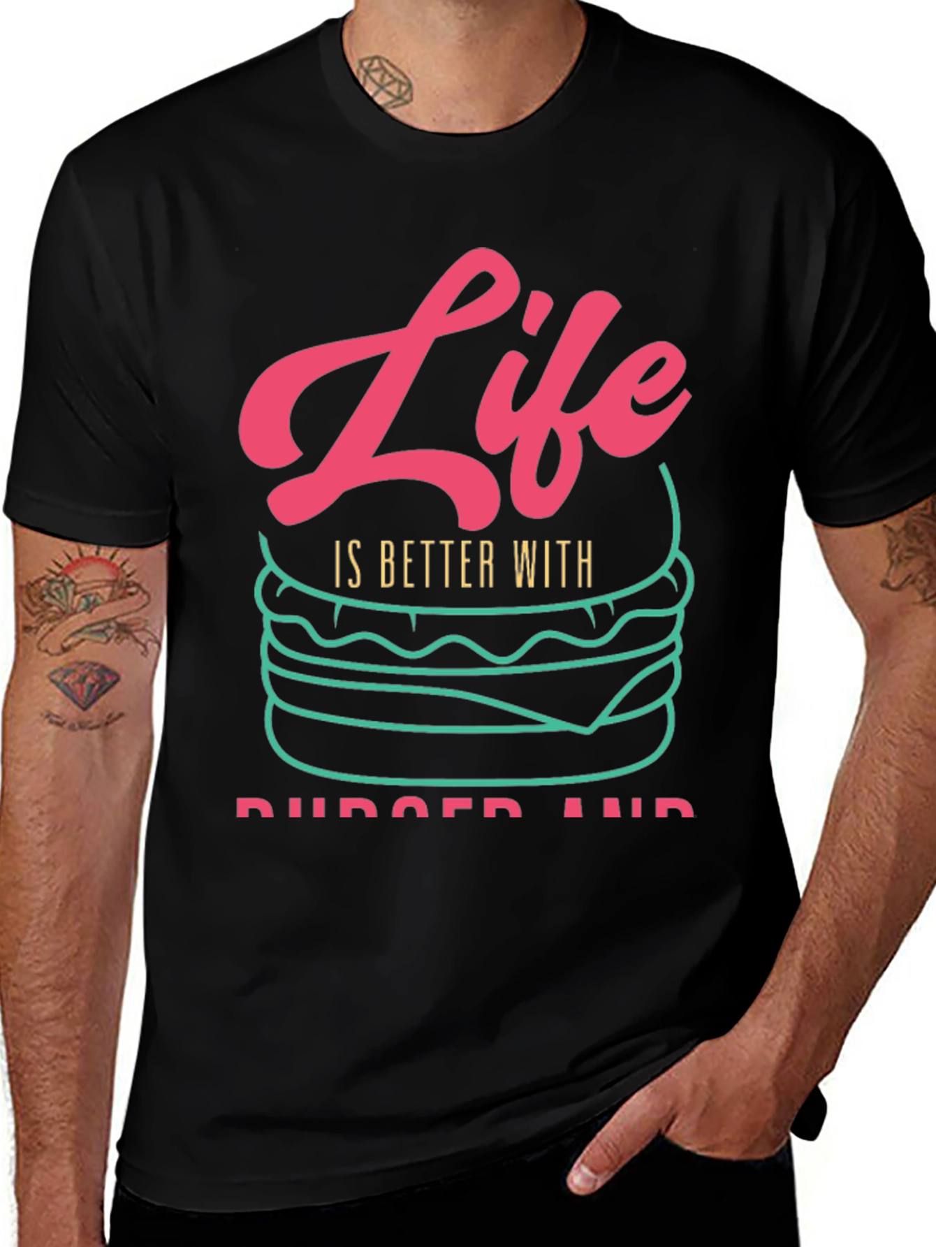 Life is Better With Burgers T-Shirt