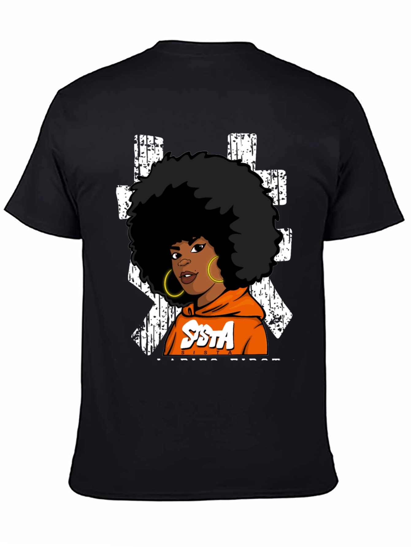 Sista Vibes Black T-Shirt
