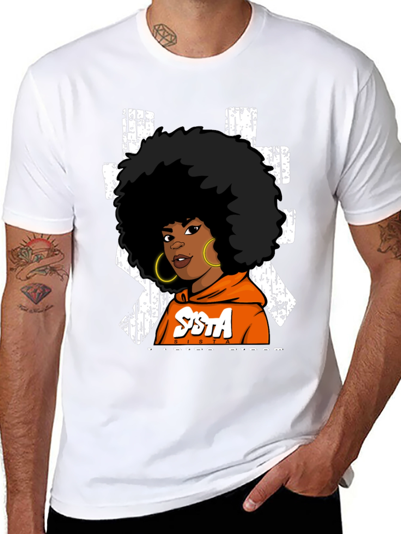 Sista Vibes Black T-Shirt