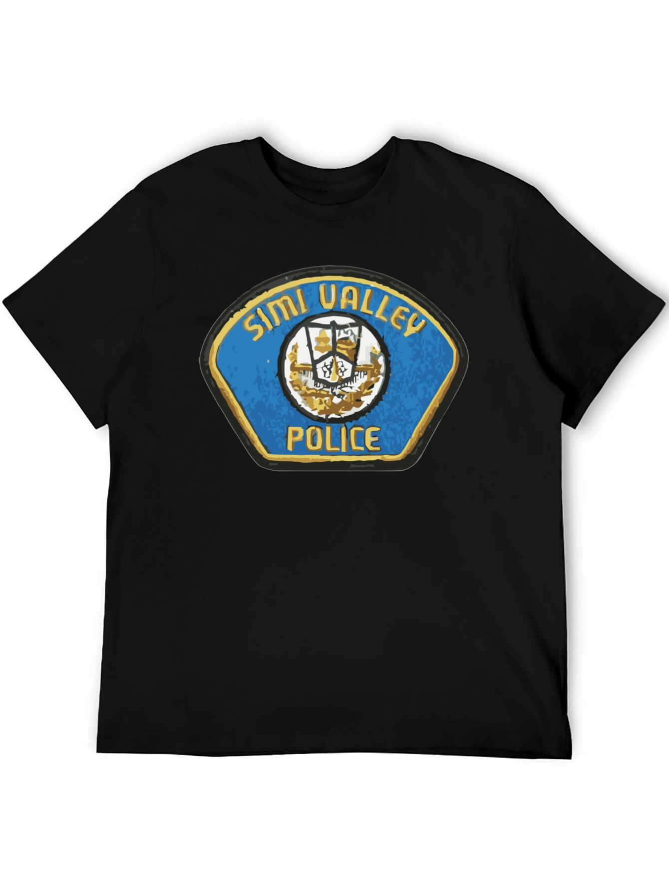 Simi Valley Police T-Shirt Black