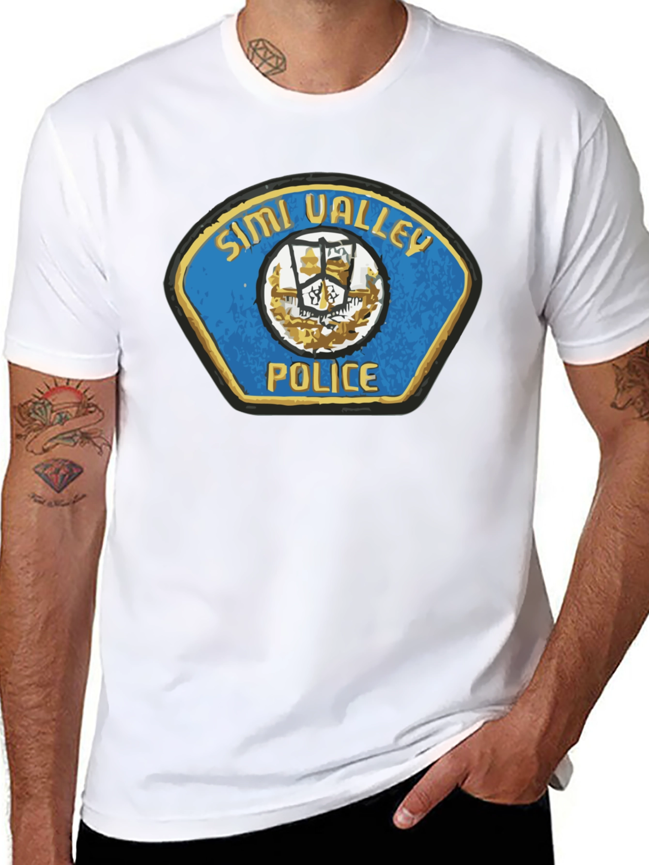 Simi Valley Police T-Shirt Black