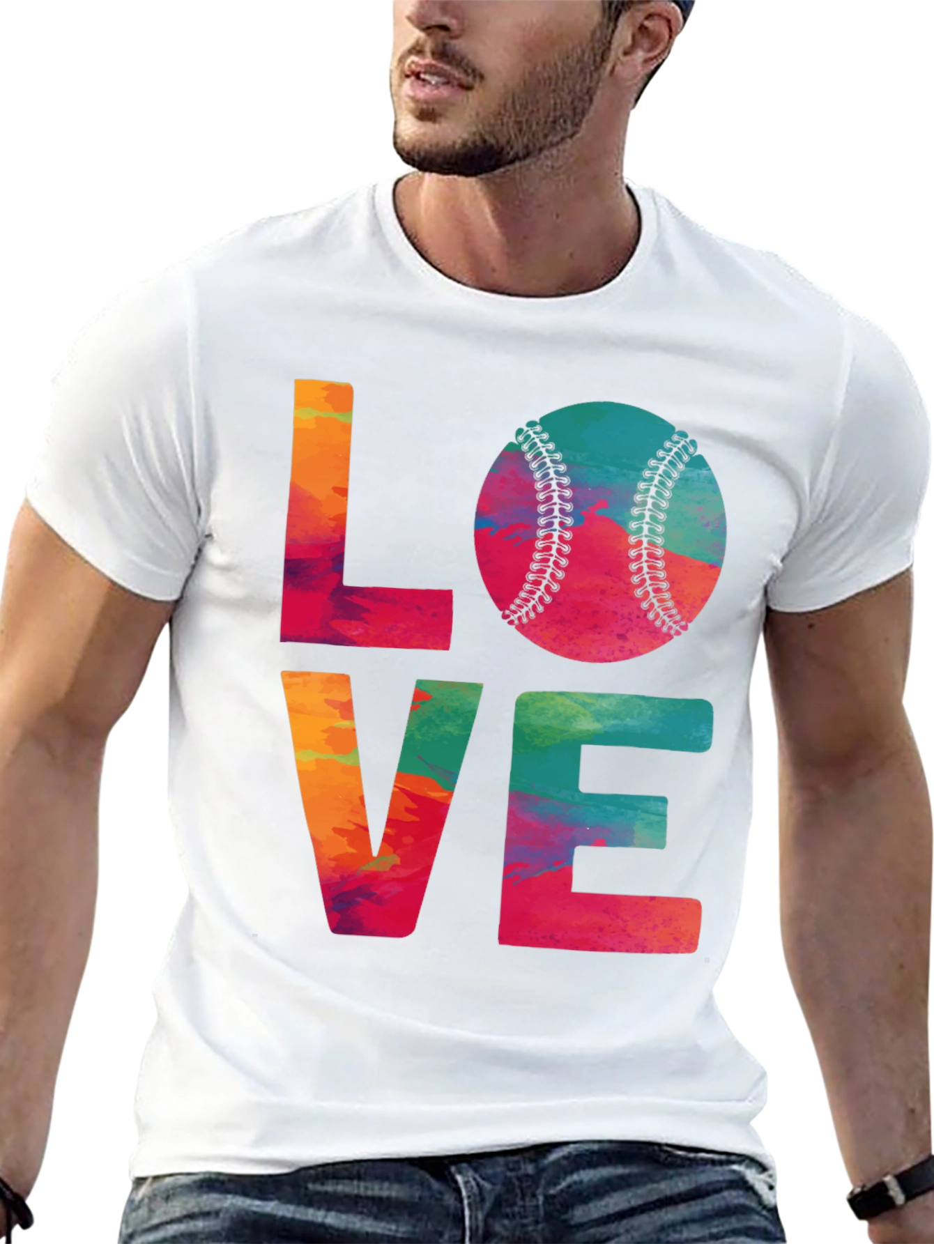 Love Baseball Graphic Tee