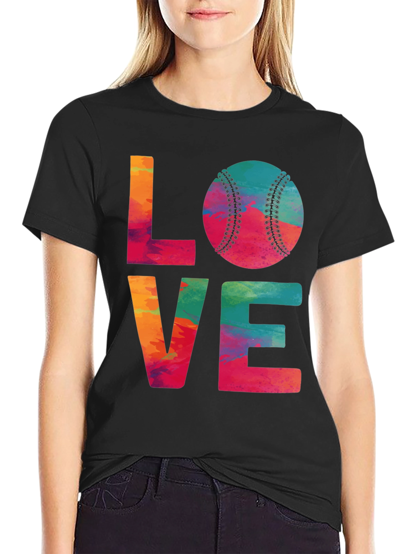 Love Baseball Graphic Tee