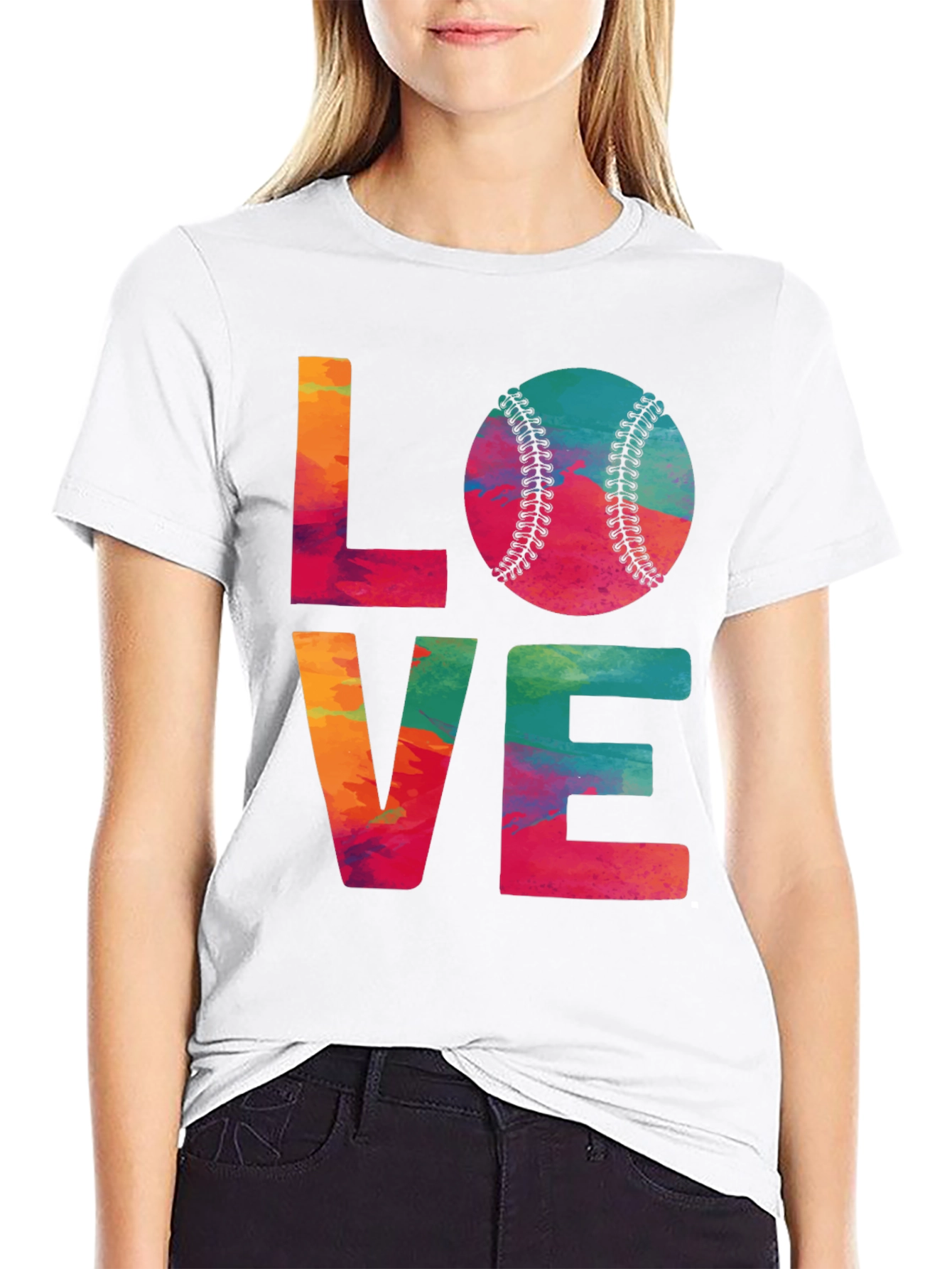 Love Baseball Graphic Tee