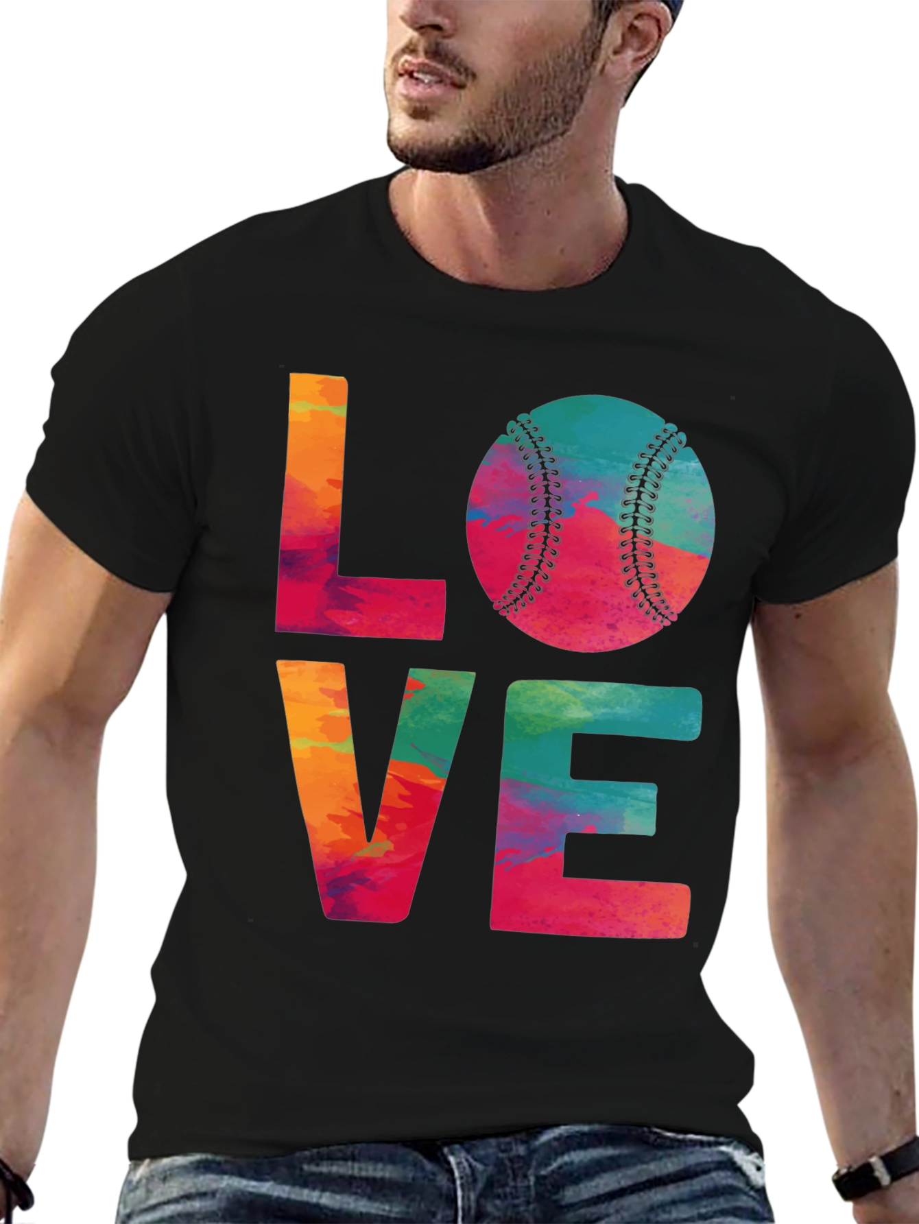Love Baseball Graphic Tee