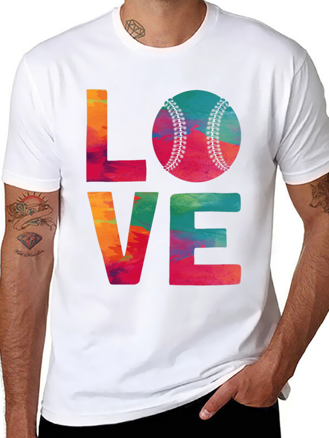 Love Baseball Graphic Tee