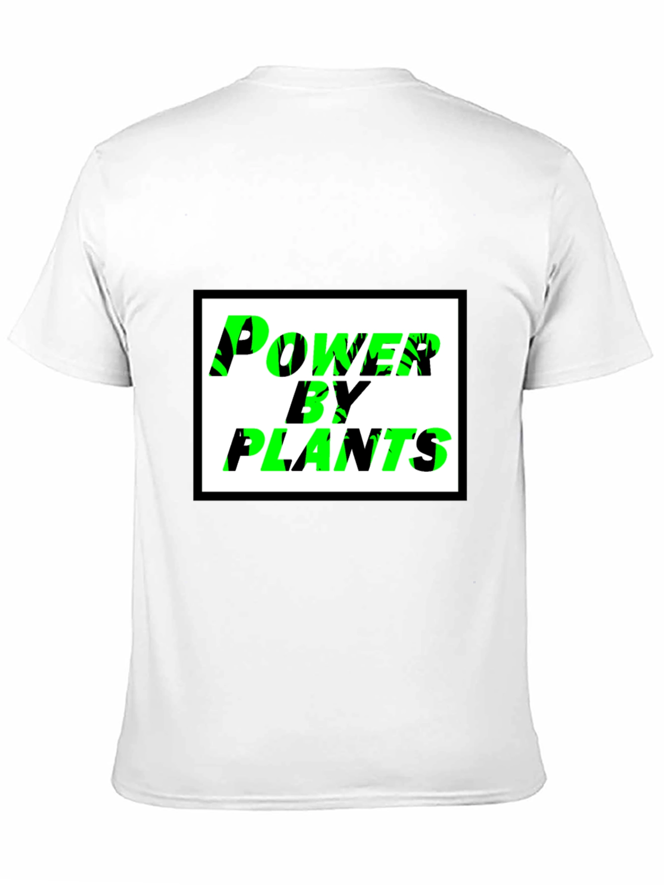 Power By Plants Black T-Shirt