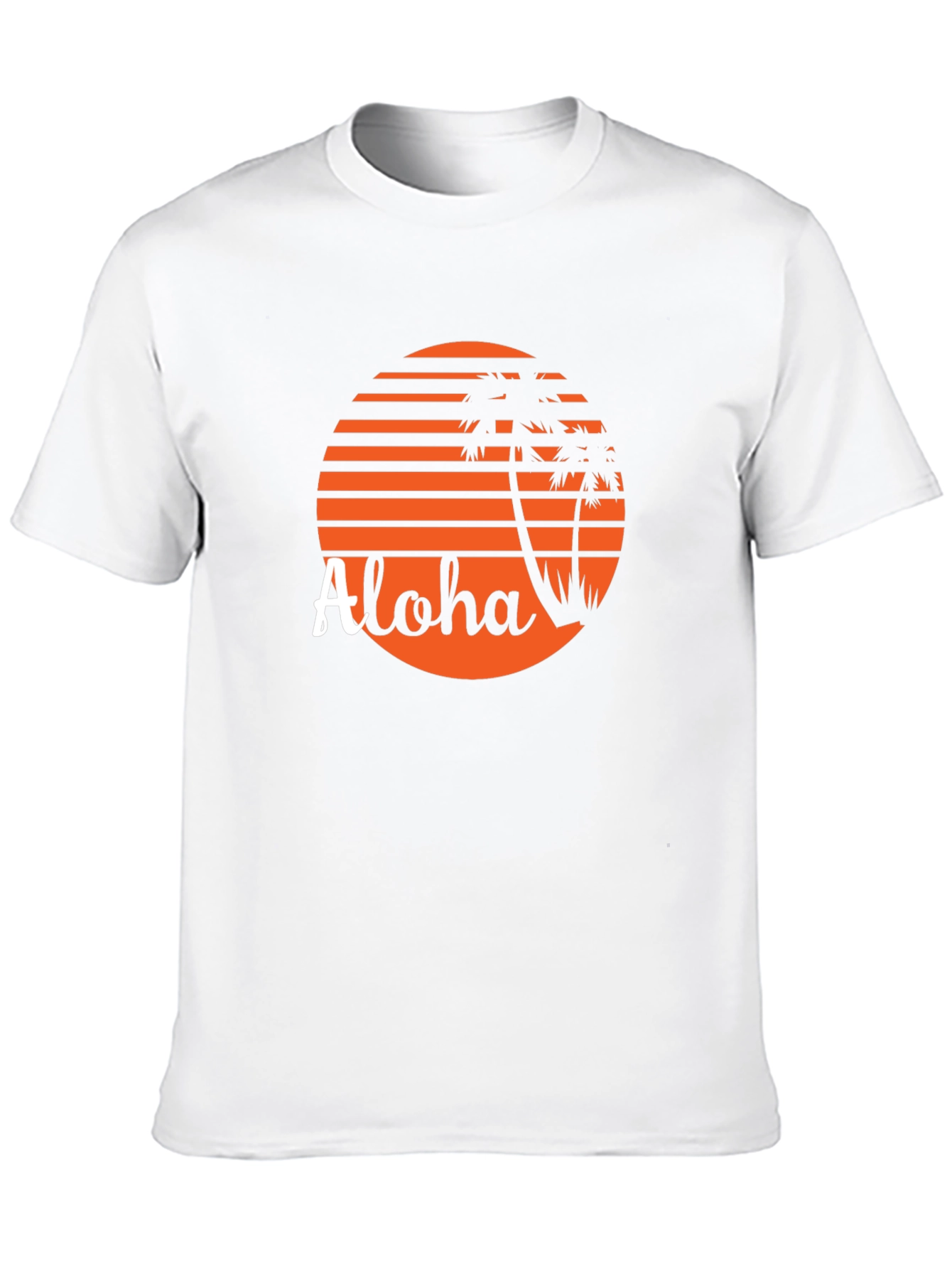 Aloha Sunset Graphic Tee - Tropical Vacation Vibe