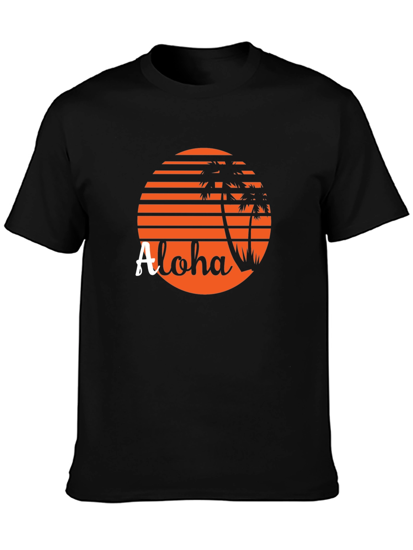 Aloha Sunset Graphic Tee - Tropical Vacation Vibe