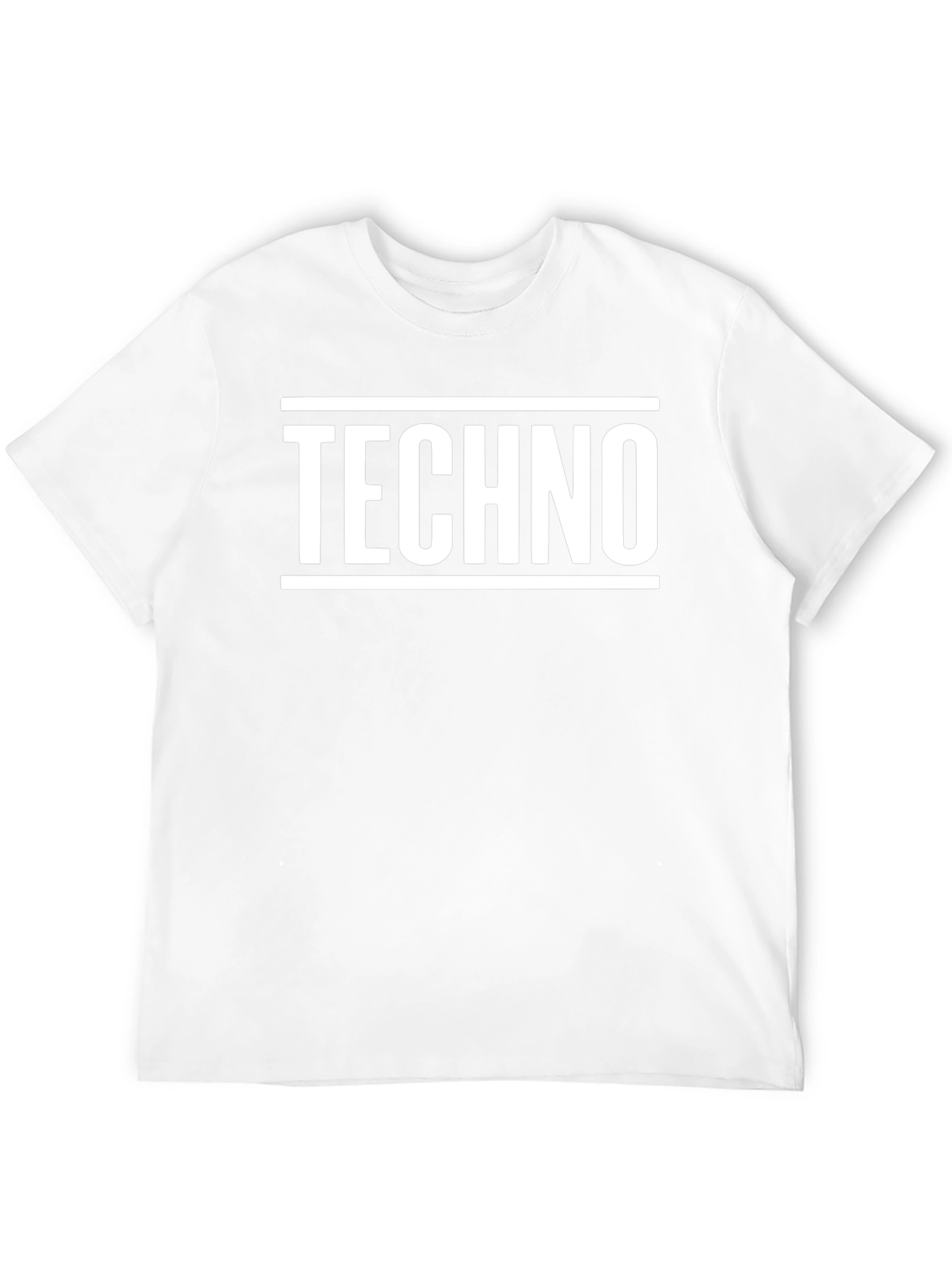 Techno Music Graphic Black T-Shirt