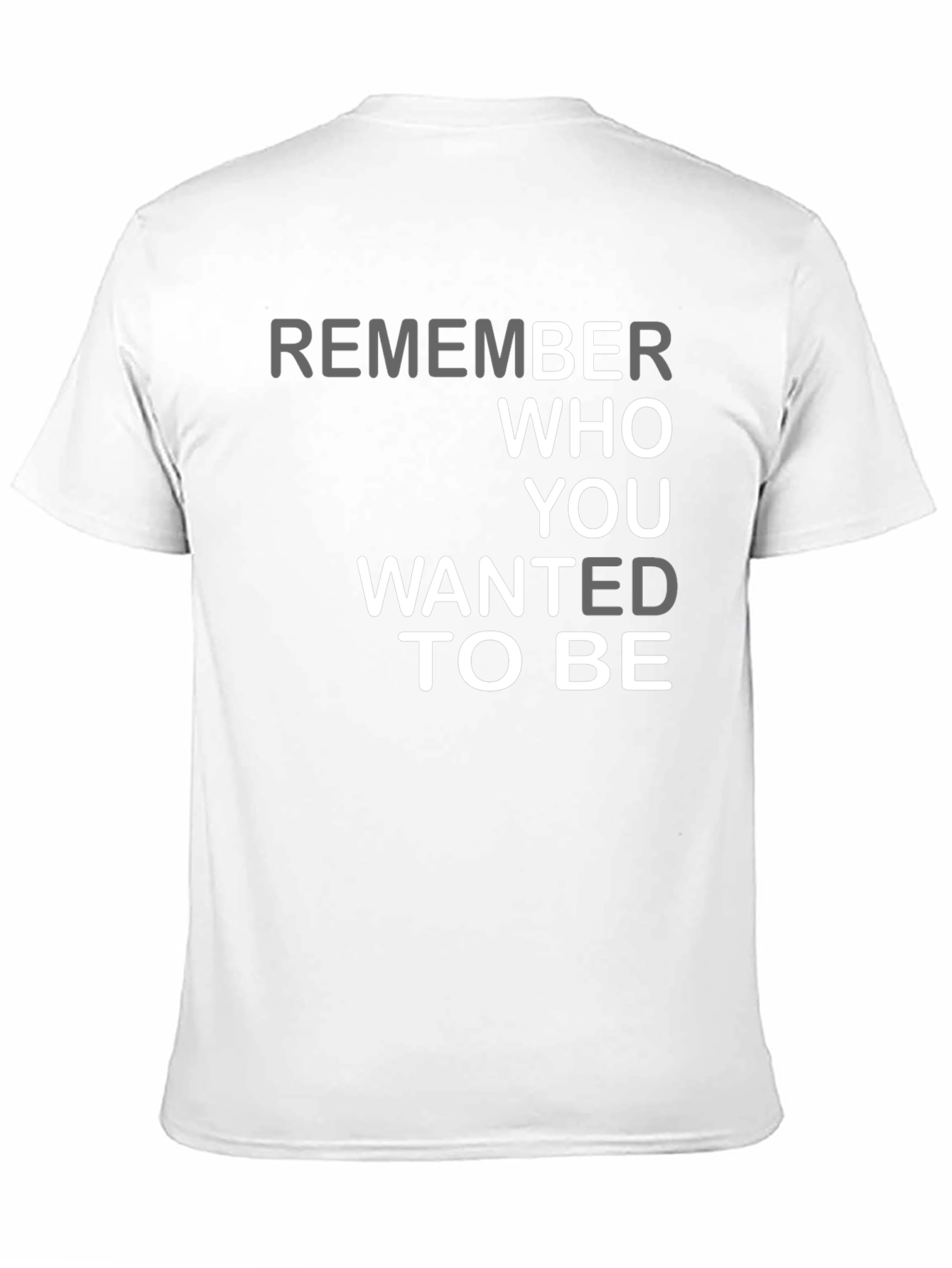 Remember Who You Wanted To Be Graphic Tee