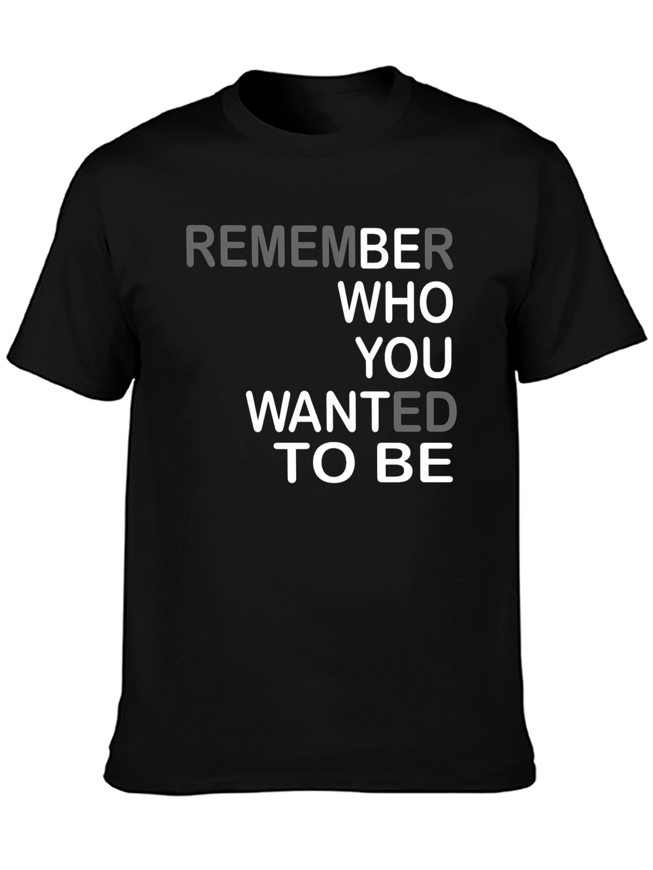 Remember Who You Wanted To Be Graphic Tee