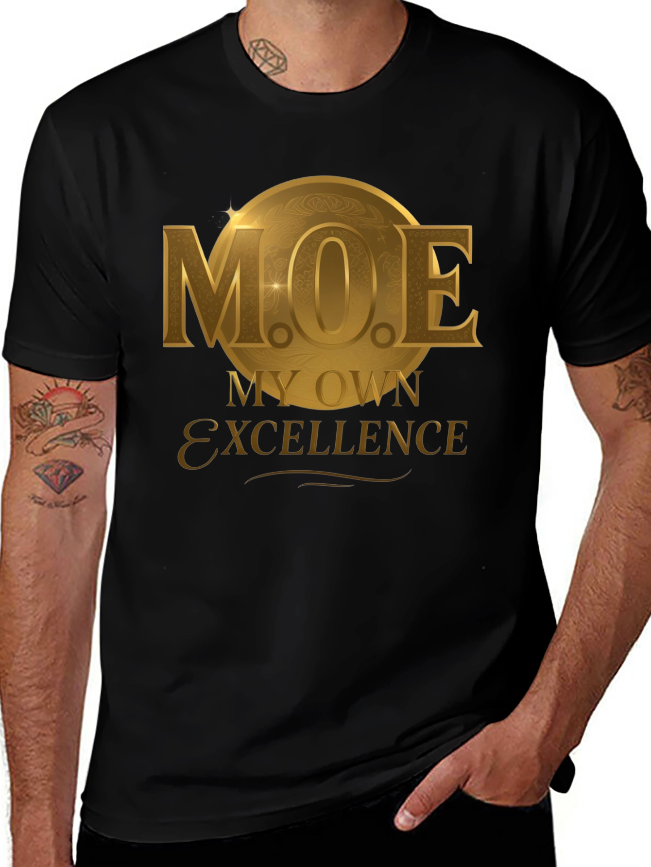 M.O.E. My Own Excellence Black T-Shirt