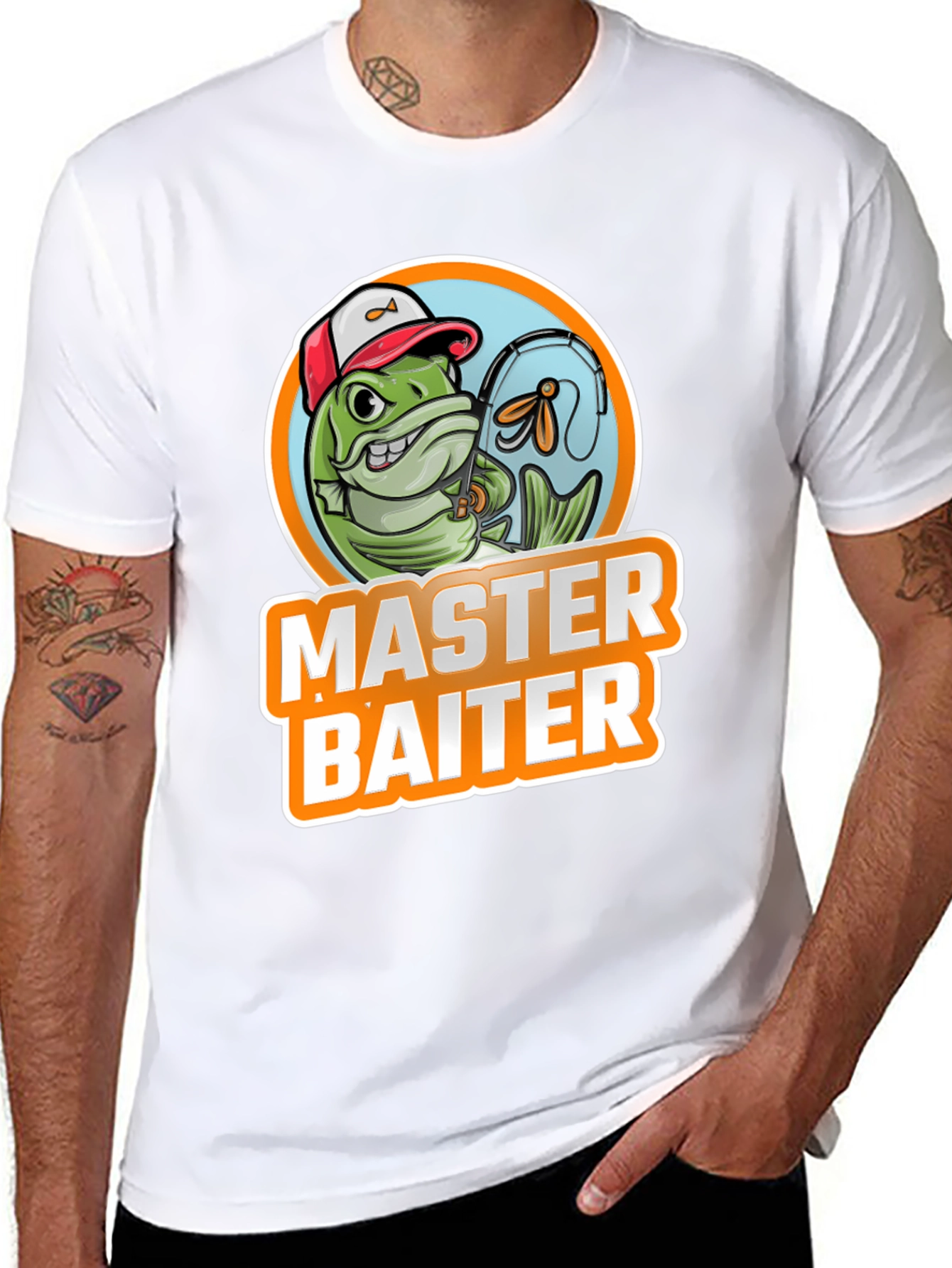 Master Baiter Fishing T-Shirt - Funny Angler Tee