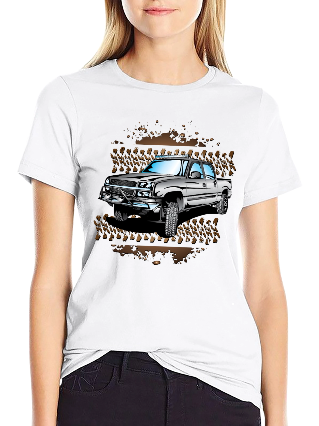 Off-Road Truck Graphic T-Shirt - Mudding Adventure Tee