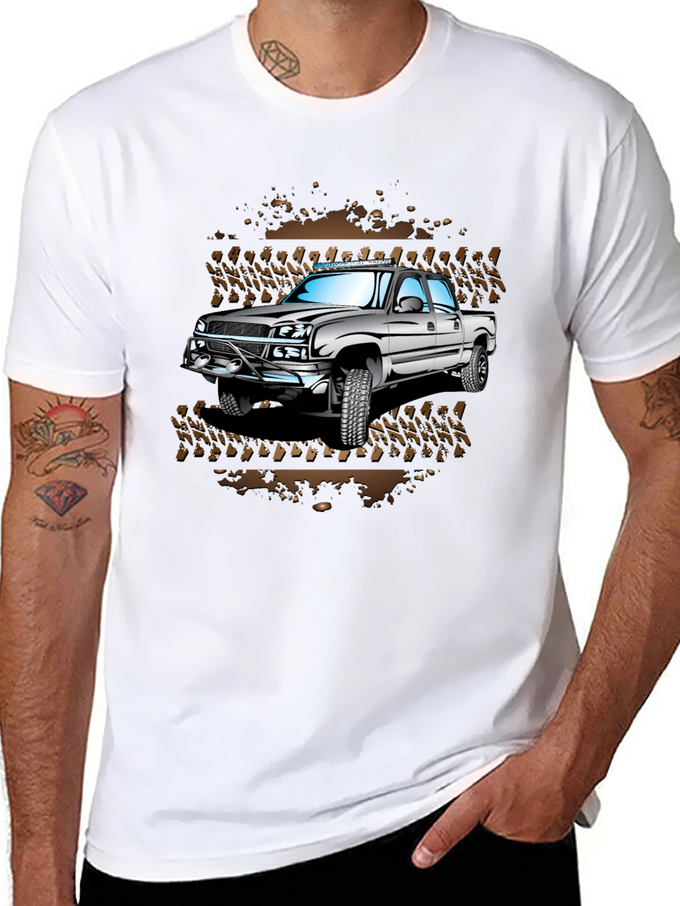 Off-Road Truck Graphic T-Shirt - Mudding Adventure Tee