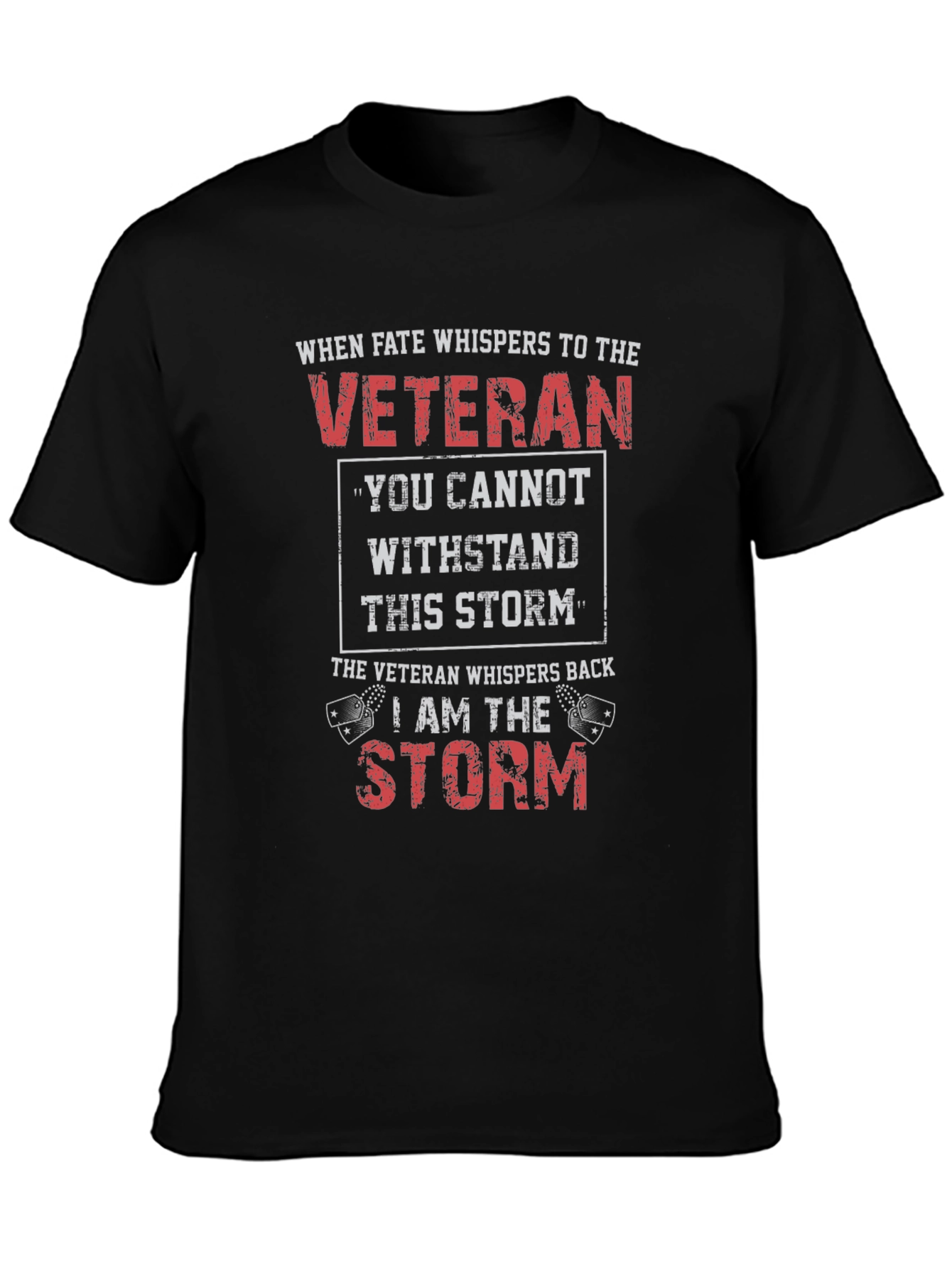 Veteran Storm T-Shirt - Military Pride