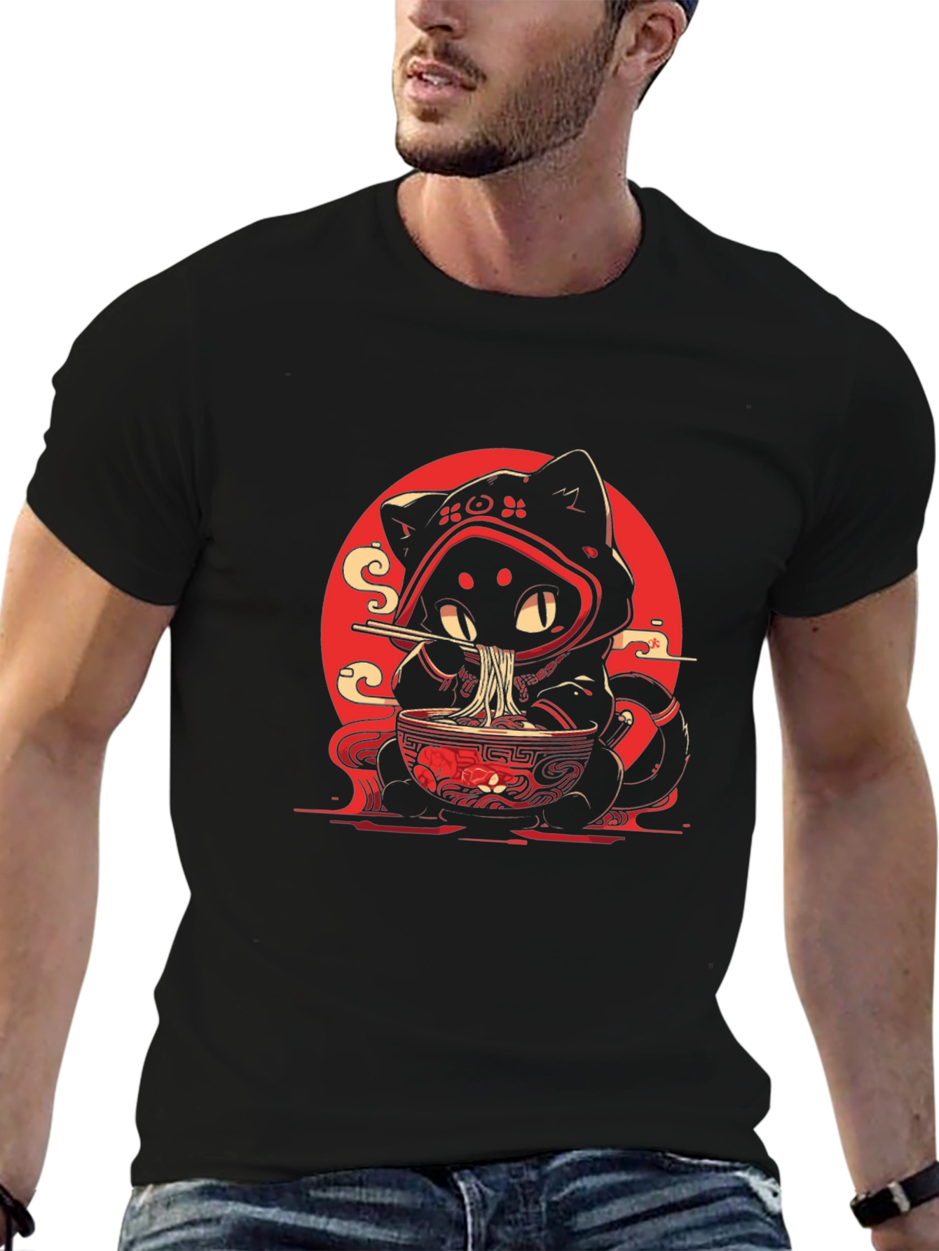 Ninja Cat Ramen T-Shirt