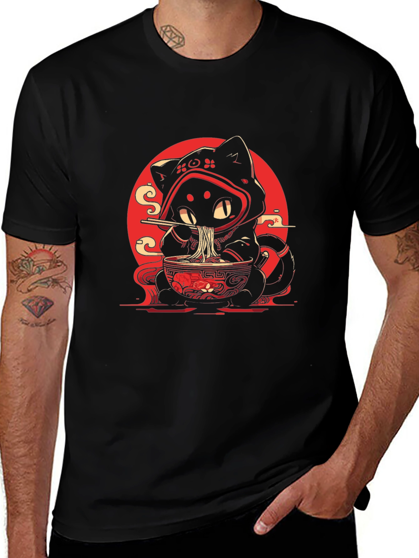 Ninja Cat Ramen T-Shirt